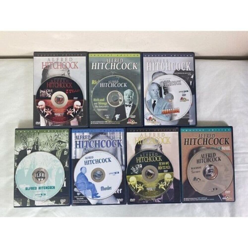 Alfred Hitchcock Collection 7 Disc DVD Box Set The Man Who Knew Too Much Lot - Thumbnail 2