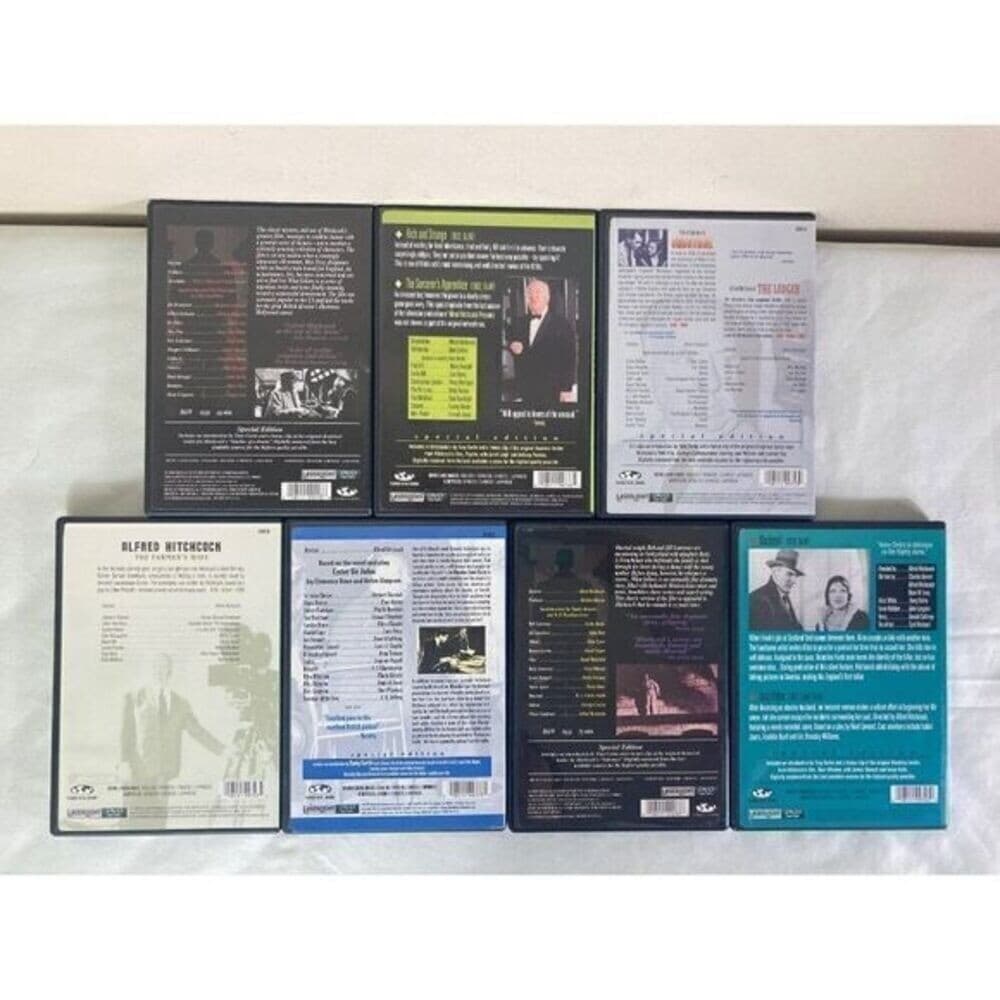 Alfred Hitchcock Collection 7 Disc DVD Box Set The Man Who Knew Too Much Lot - Thumbnail 4