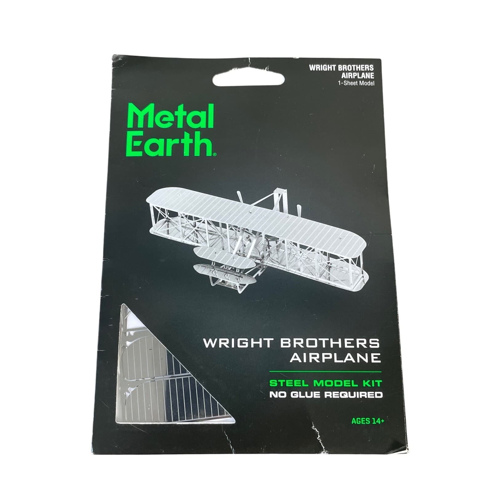 Metal Earth Wright Brothers Airplane 3D Metal Model Kit MMS042 Fascinations NIP