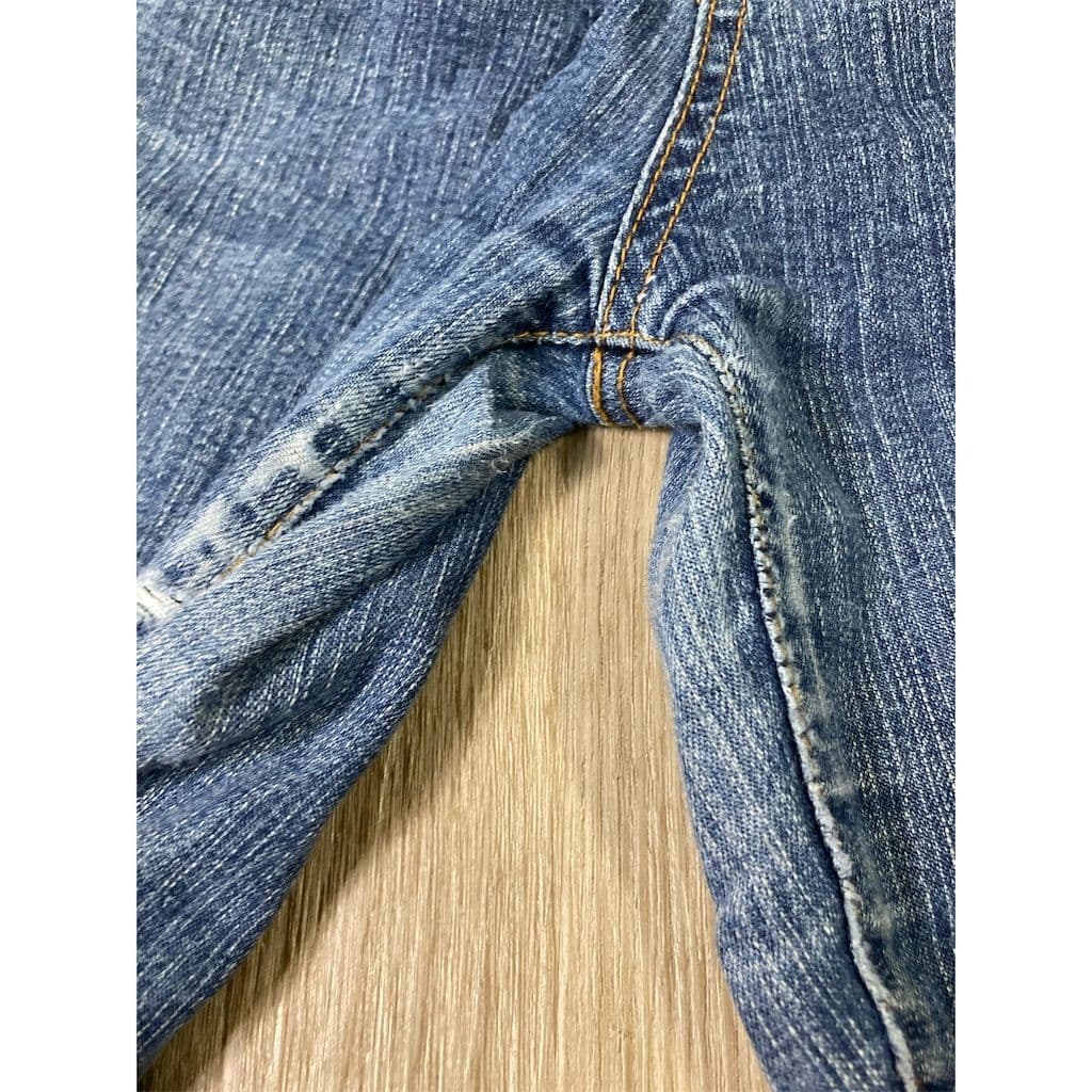 Adolfo Women's Straight Jeans Size 12 Blue Medium Wash Denim - Thumbnail 3
