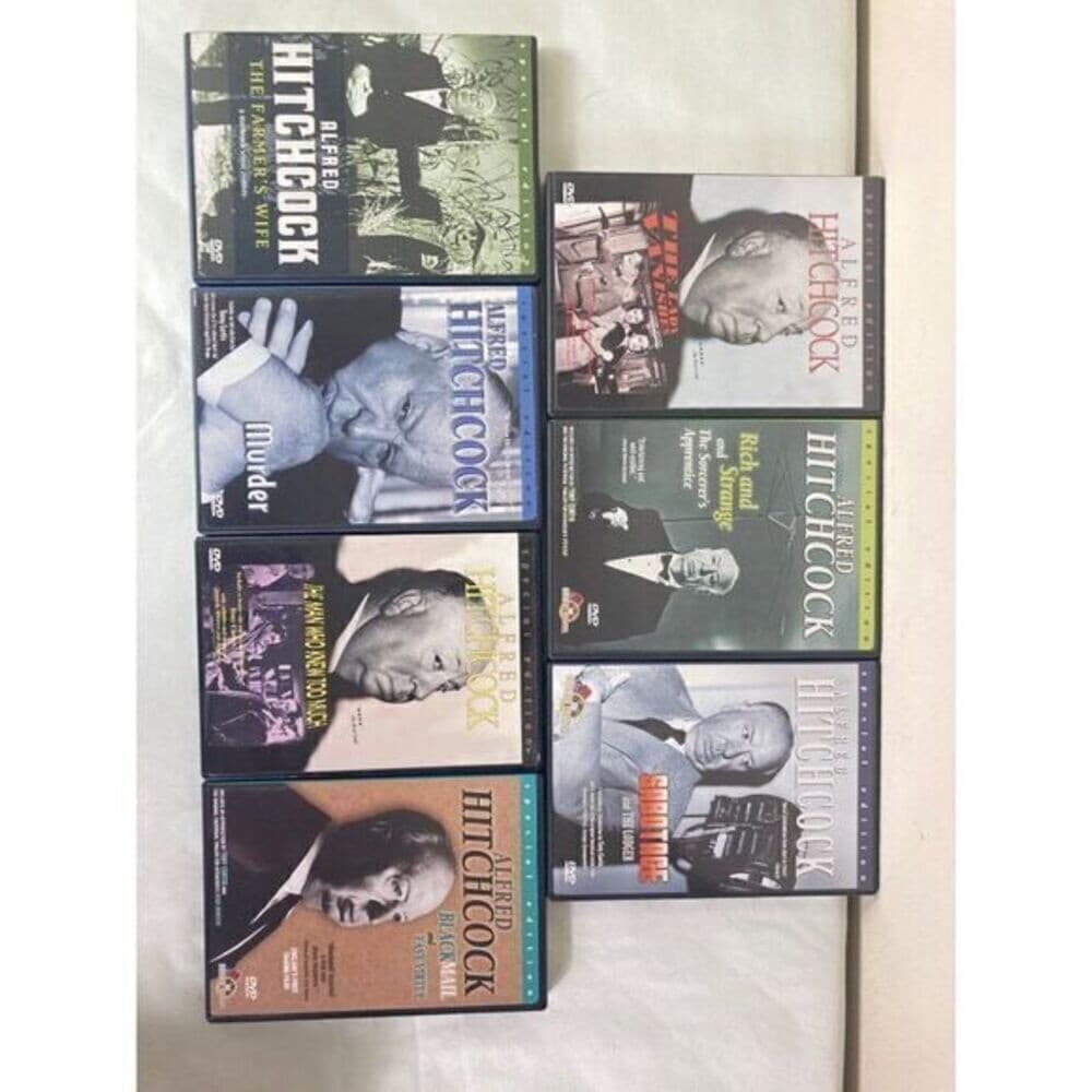 Alfred Hitchcock Collection 7 Disc DVD Box Set The Man Who Knew Too Much Lot - Thumbnail 9
