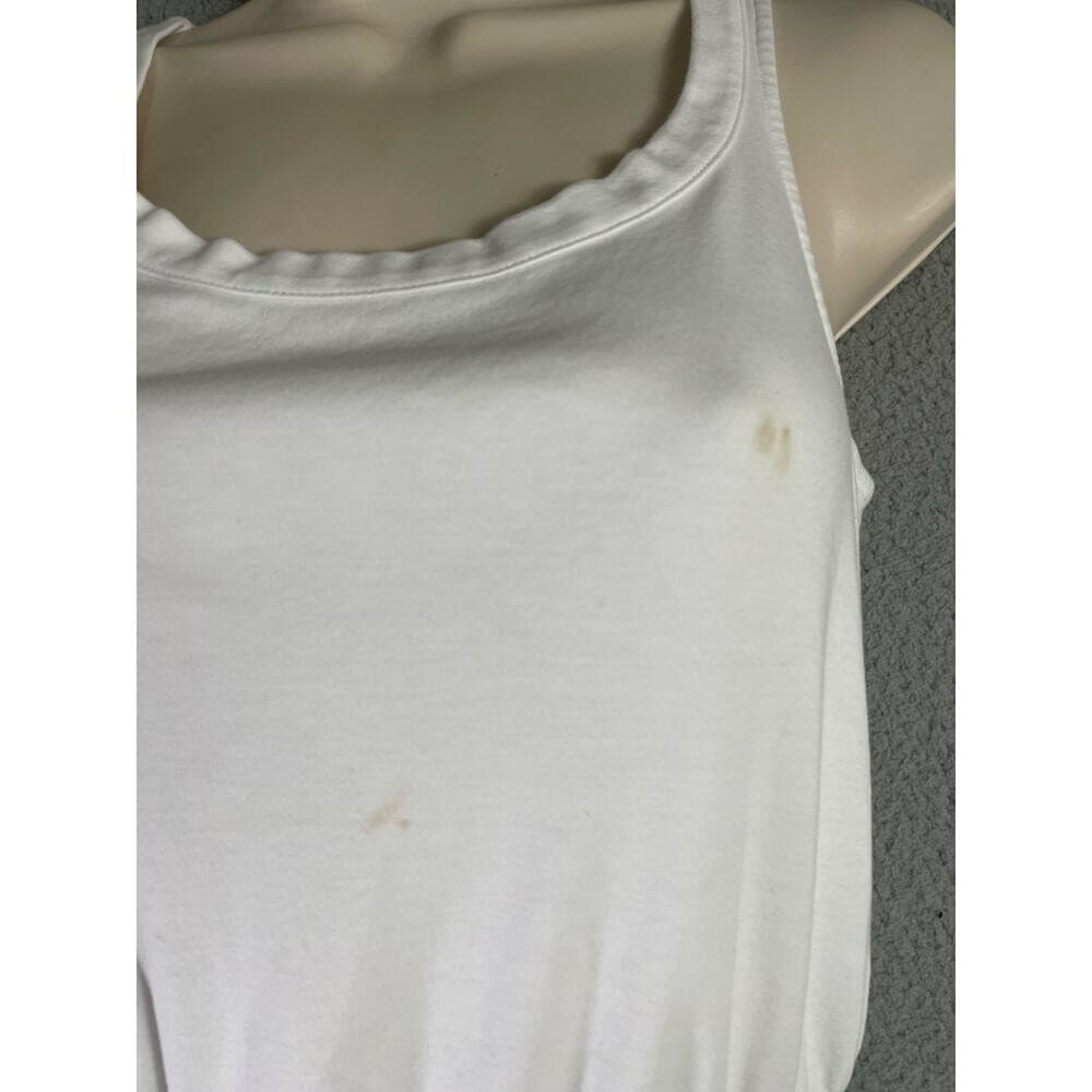 Club & Court White Tennis Dress M Sleeveless Summer Pickleball Athleisure - Thumbnail 6