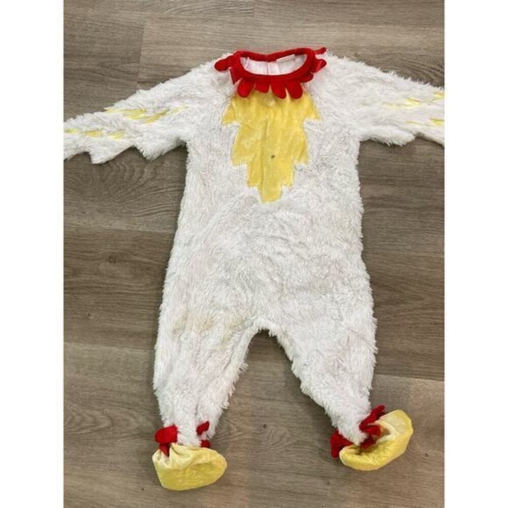 Spirit Halloween Infant Little Chick Costume 12-18 Months Toddler Baby White - Thumbnail 7