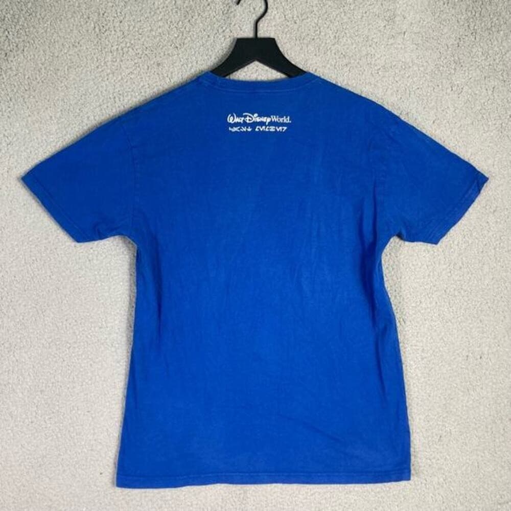 Star Wars Galaxy's Edge Millennium Falcon Graphic Tee Adult Medium Blue - Thumbnail 7