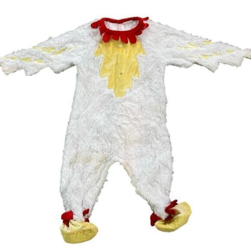 Spirit Halloween Infant Little Chick Costume 12-18 Months Toddler Baby White - Thumbnail 2