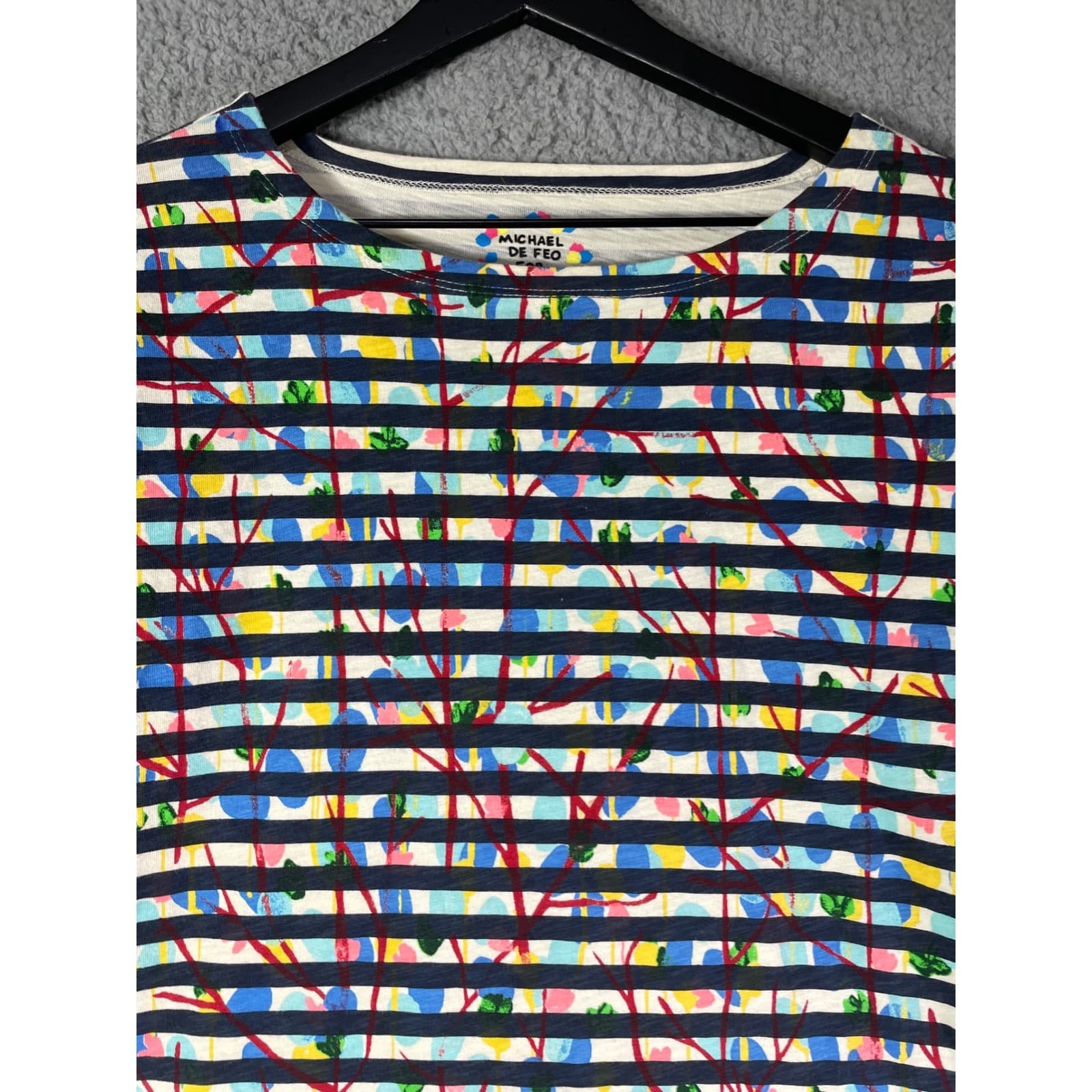 Michael De Feo for J.Crew Striped Long Sleeve Tee Shirt XS Women's - Thumbnail 8