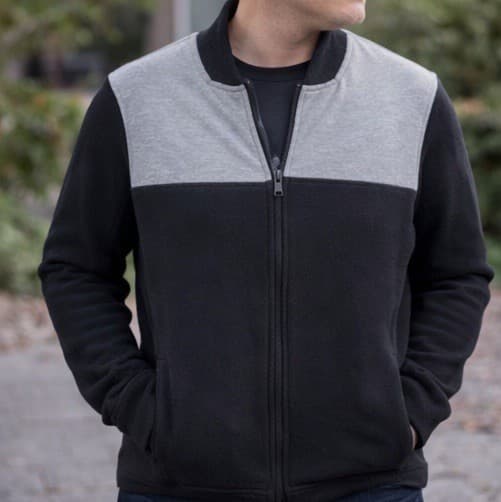 Alfani Men's S Black Gray Full Zip Cardigan Sweater Casual Fashion Comfortable