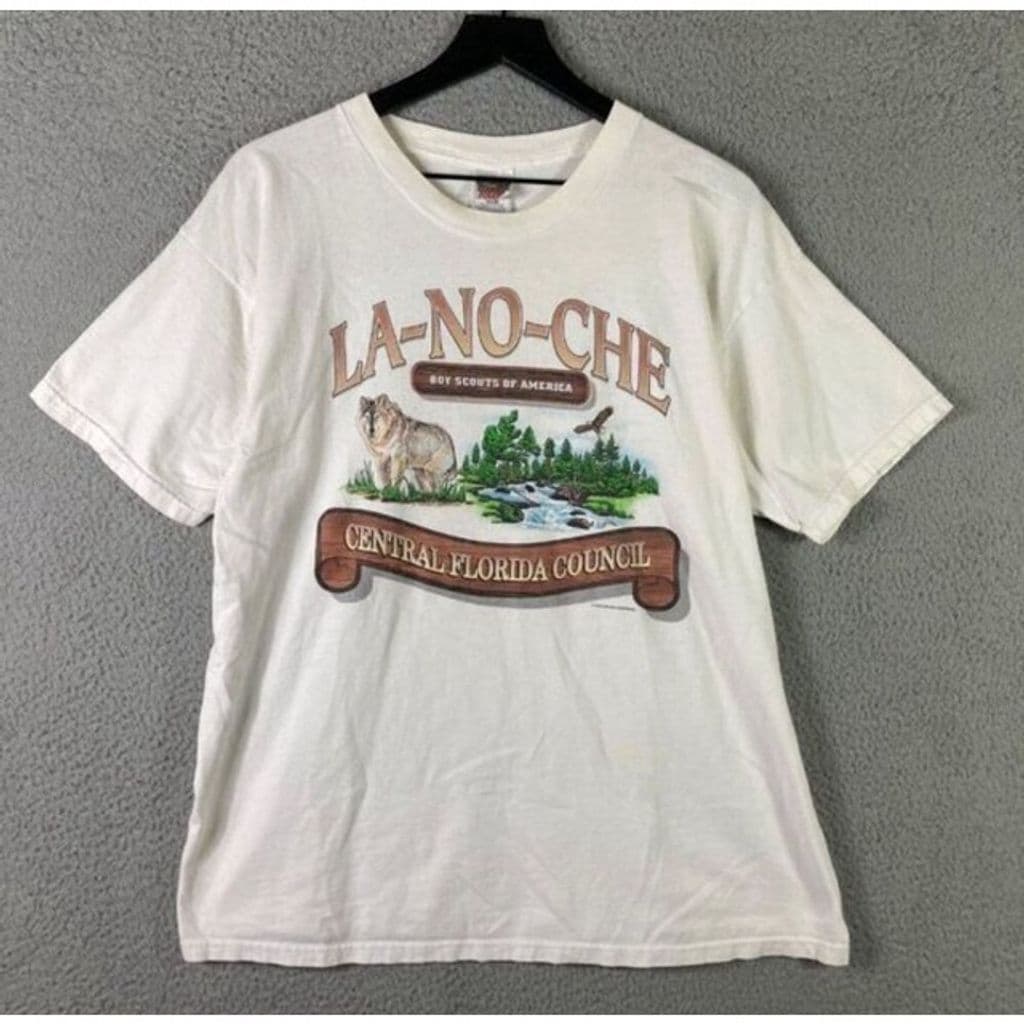 Vintage Boy Scouts Central Florida Council T-Shirt XL Multicolor 1998 - Thumbnail 2
