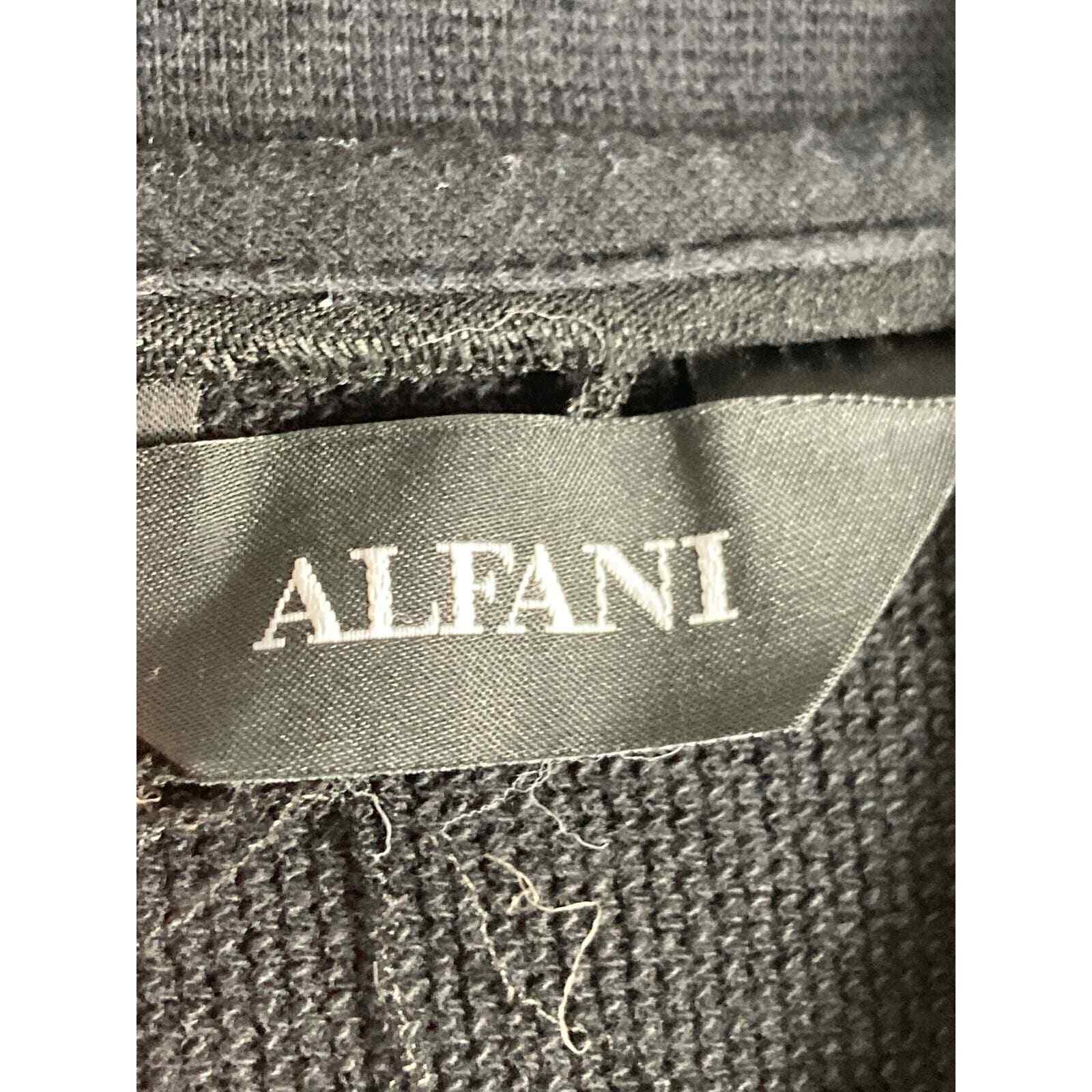 Alfani Men's S Black Gray Full Zip Cardigan Sweater Casual Fashion Comfortable - Thumbnail 4