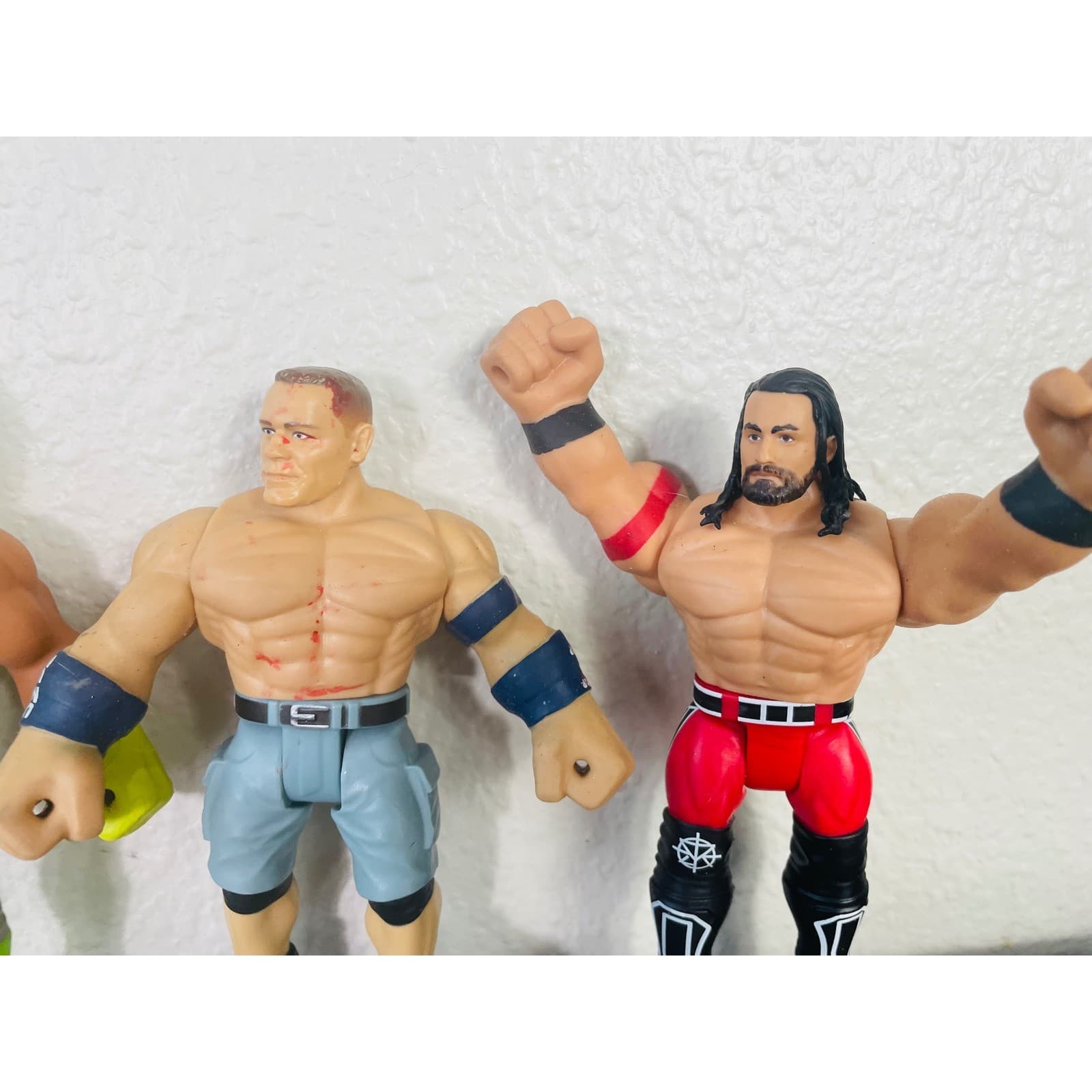 WWE Action Figure Lot 4 John Cena Rey Mysterio Wrestling Figures Toys - Thumbnail 4