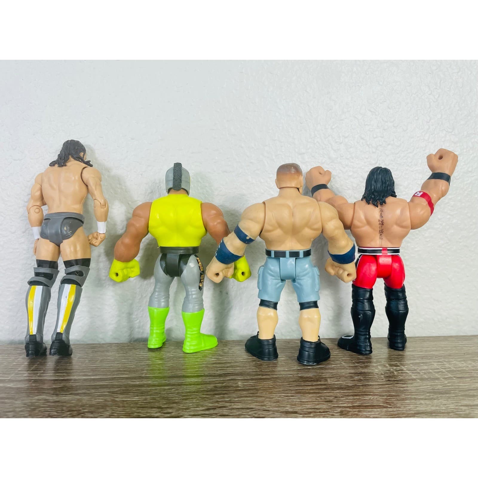 WWE Action Figure Lot 4 John Cena Rey Mysterio Wrestling Figures Toys - Thumbnail 7