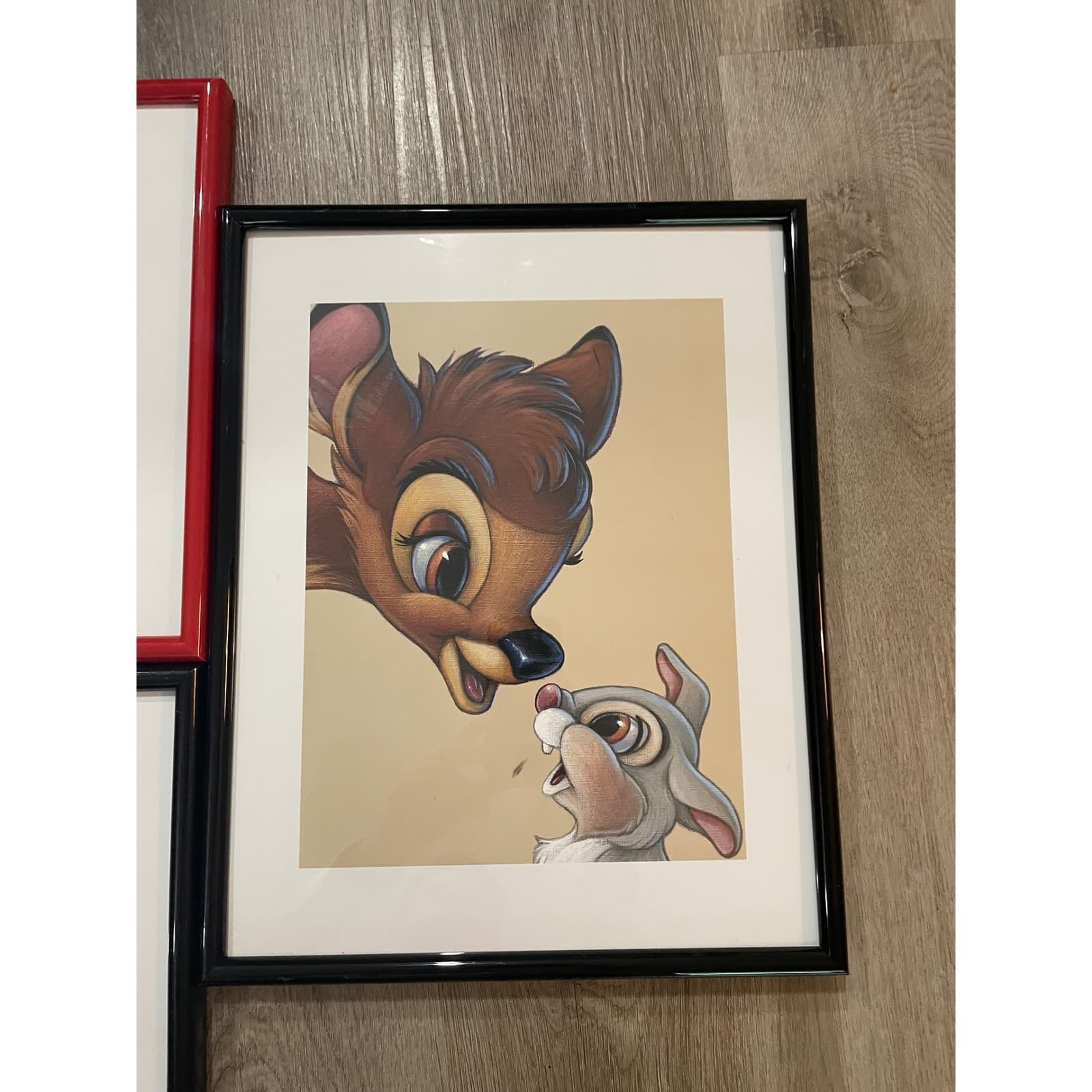 Disney Bambi Thumper Flower Framed Prints Set 3 Nursery Wall Art Decor - Thumbnail 4