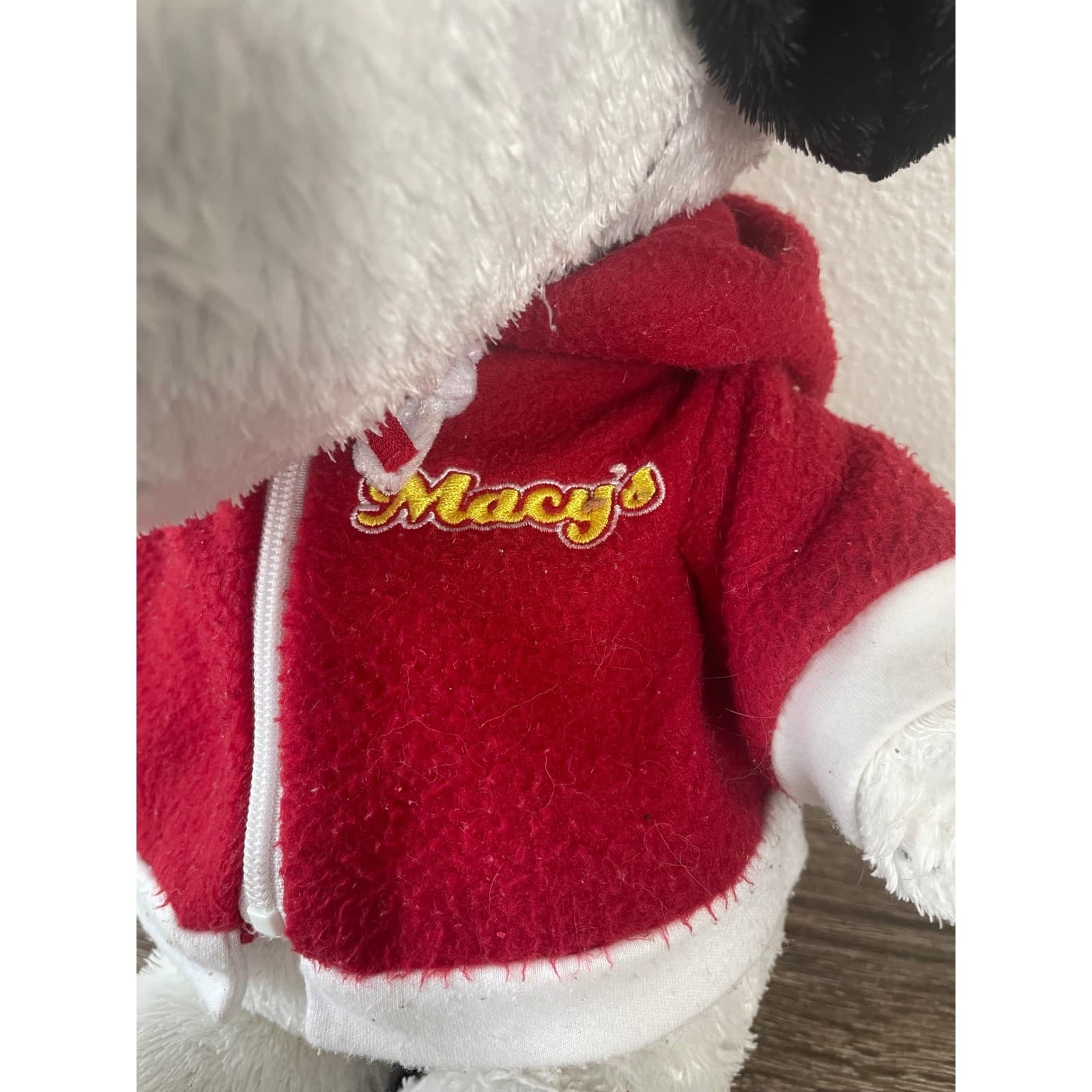 Vintage Snoopy Plush Woodstock Macys Red Jacket Peanuts 20 Inch United Feature - Thumbnail 11