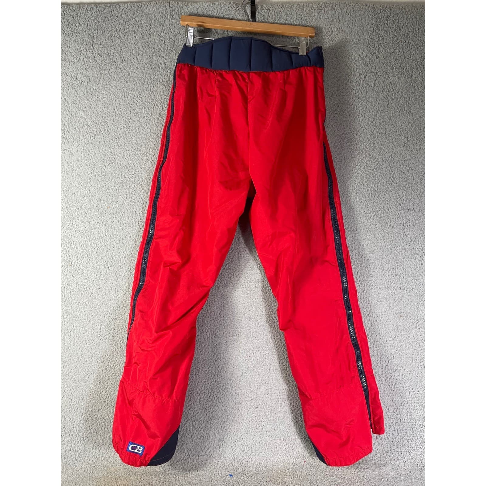 CB Sports Men's Insulated Snow Pants Red Ski Snowboard Winter Outdoor Vintage - Thumbnail 8