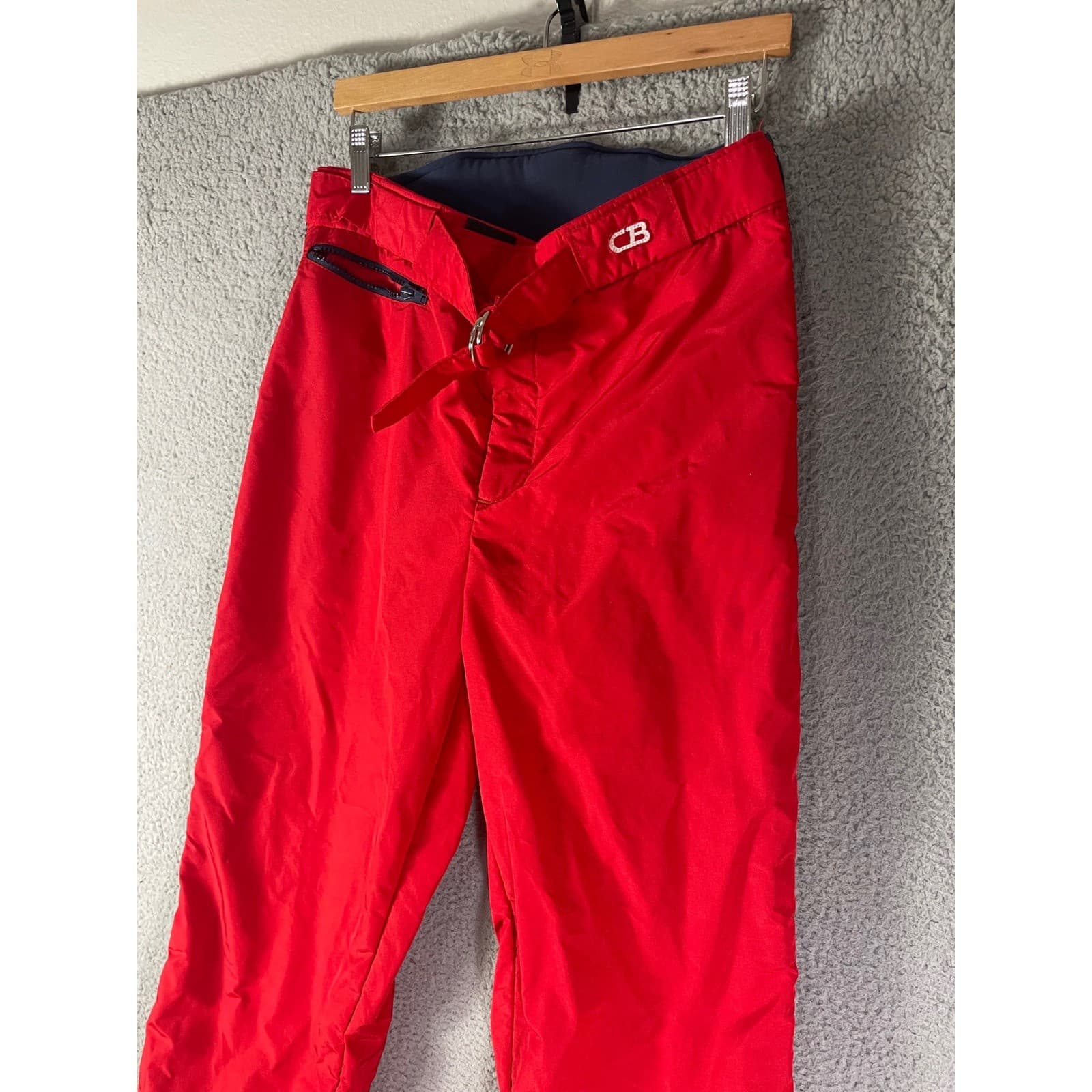 CB Sports Men's Insulated Snow Pants Red Ski Snowboard Winter Outdoor Vintage - Thumbnail 9