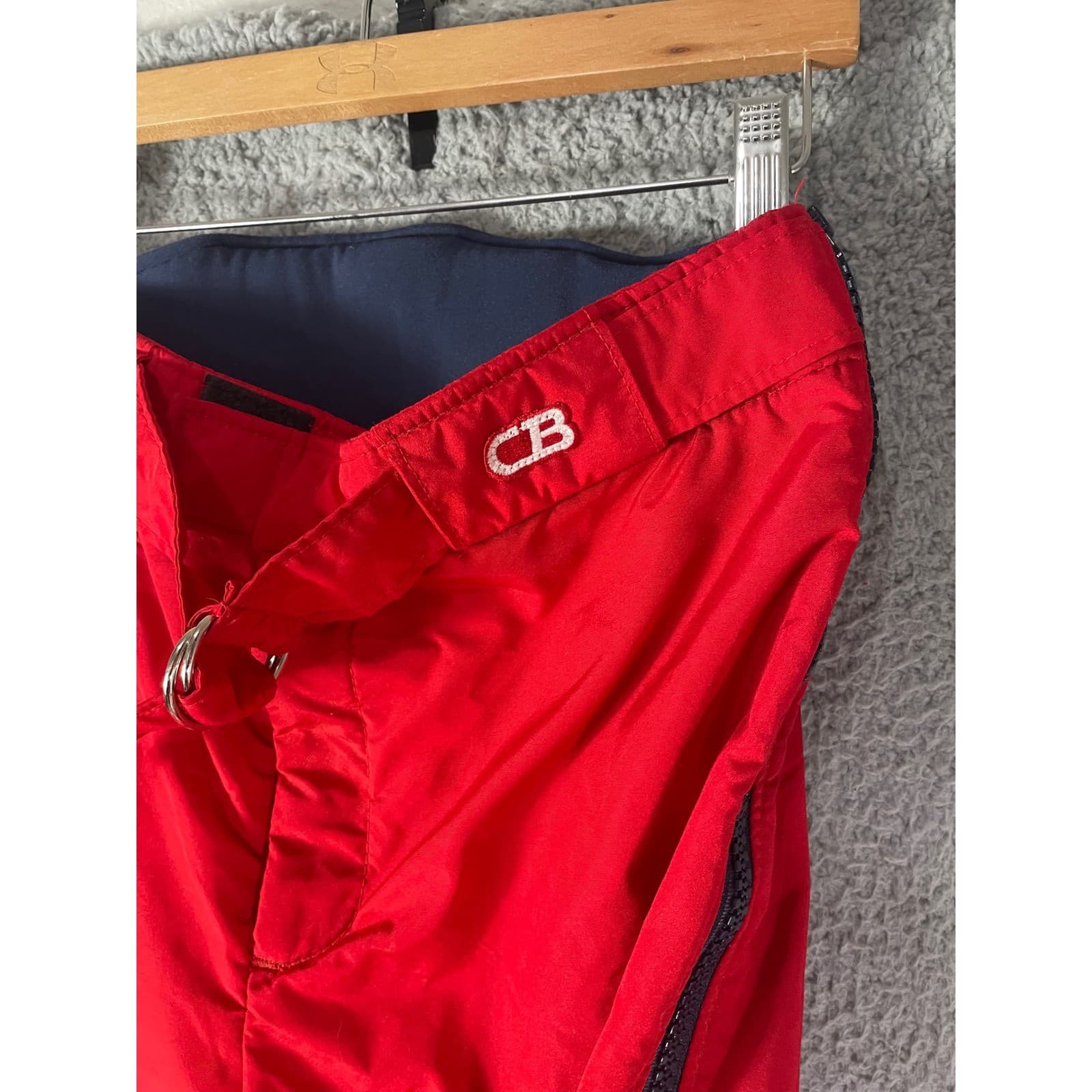 CB Sports Men's Insulated Snow Pants Red Ski Snowboard Winter Outdoor Vintage - Thumbnail 12