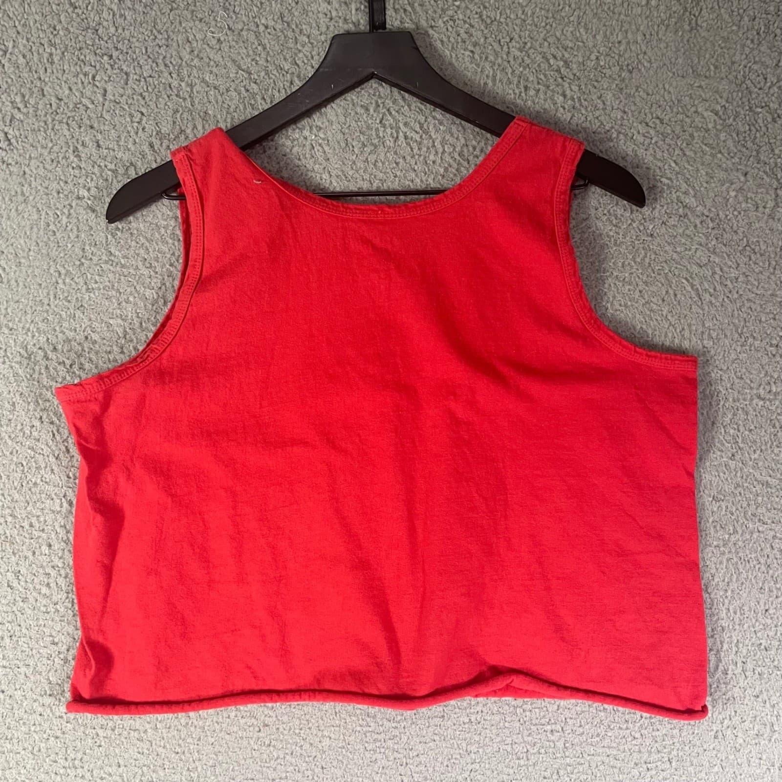 Ole Smoky Moonshine Women Red Crop Tank Top Tennessee Distillery Graphic Medium - Thumbnail 6