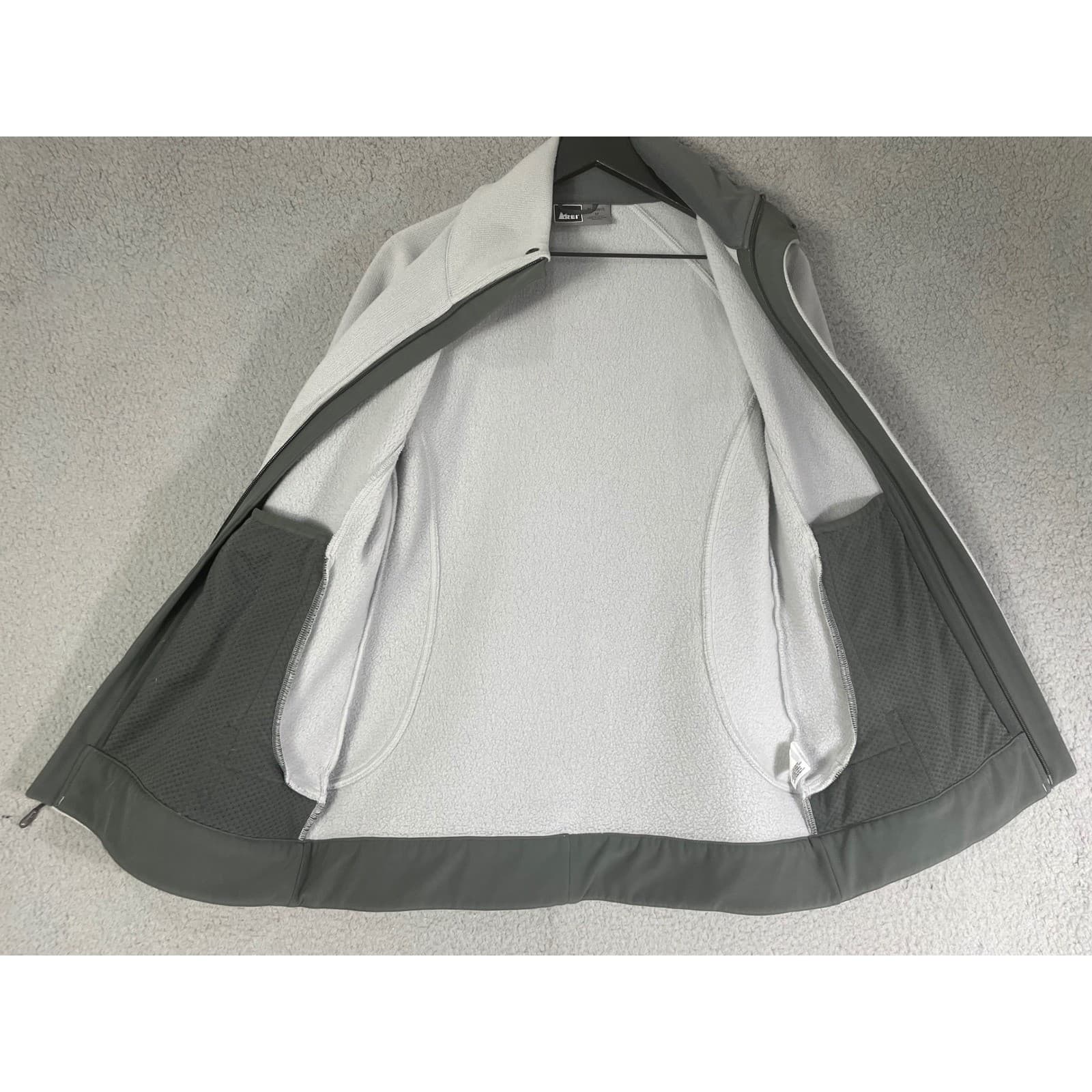 REI Co-op Womens Full Zip Sweater Fleece Jacket Grey Size Medium Outdoor - Thumbnail 9