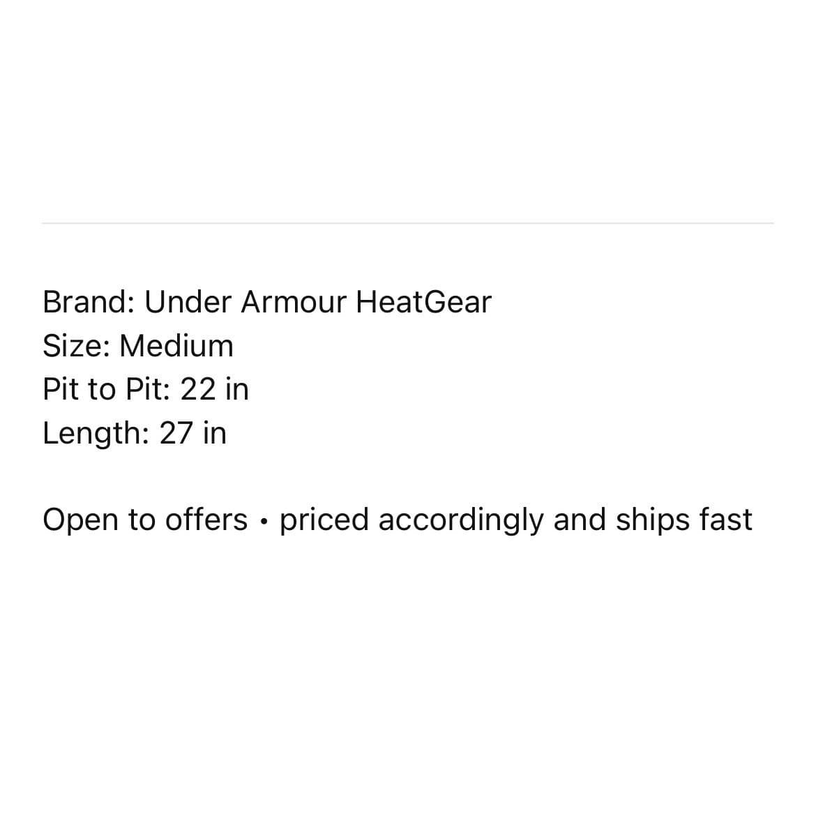 Under Armour HeatGear Men's Gray T-Shirt American Flag Logo Size Medium - Thumbnail 3