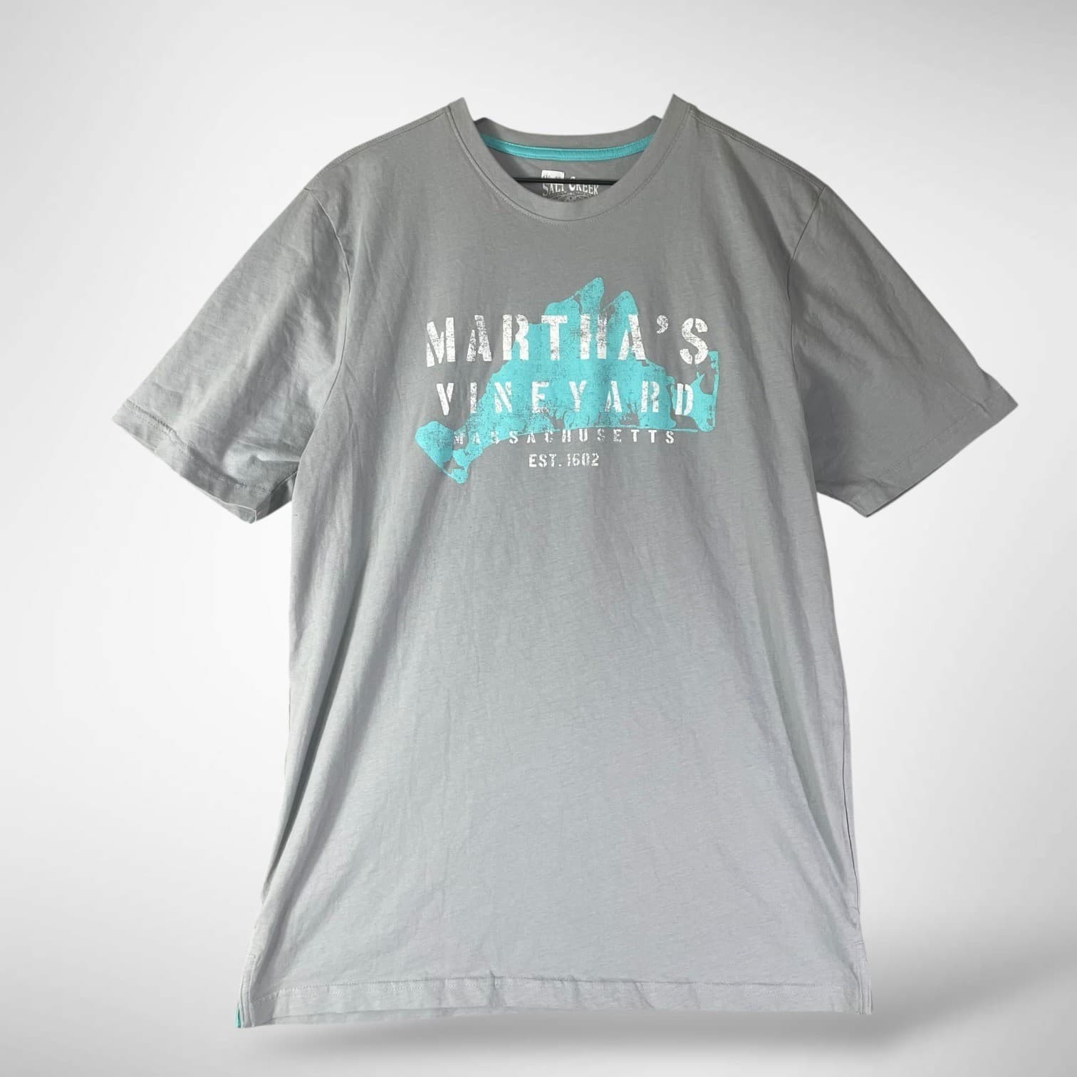 Salt Creek Martha's Vineyard Massachusetts Est 1602 Graphic T Shirt Mens Large