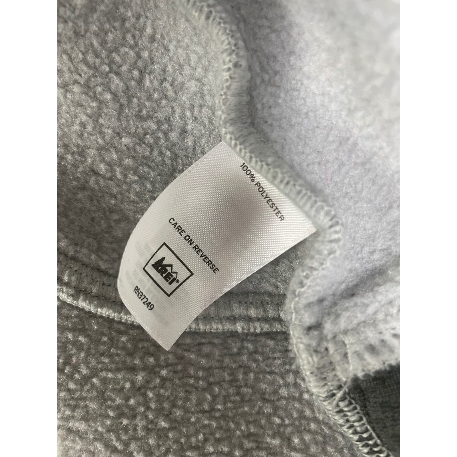 REI Co-op Womens Full Zip Sweater Fleece Jacket Grey Size Medium Outdoor - Thumbnail 5