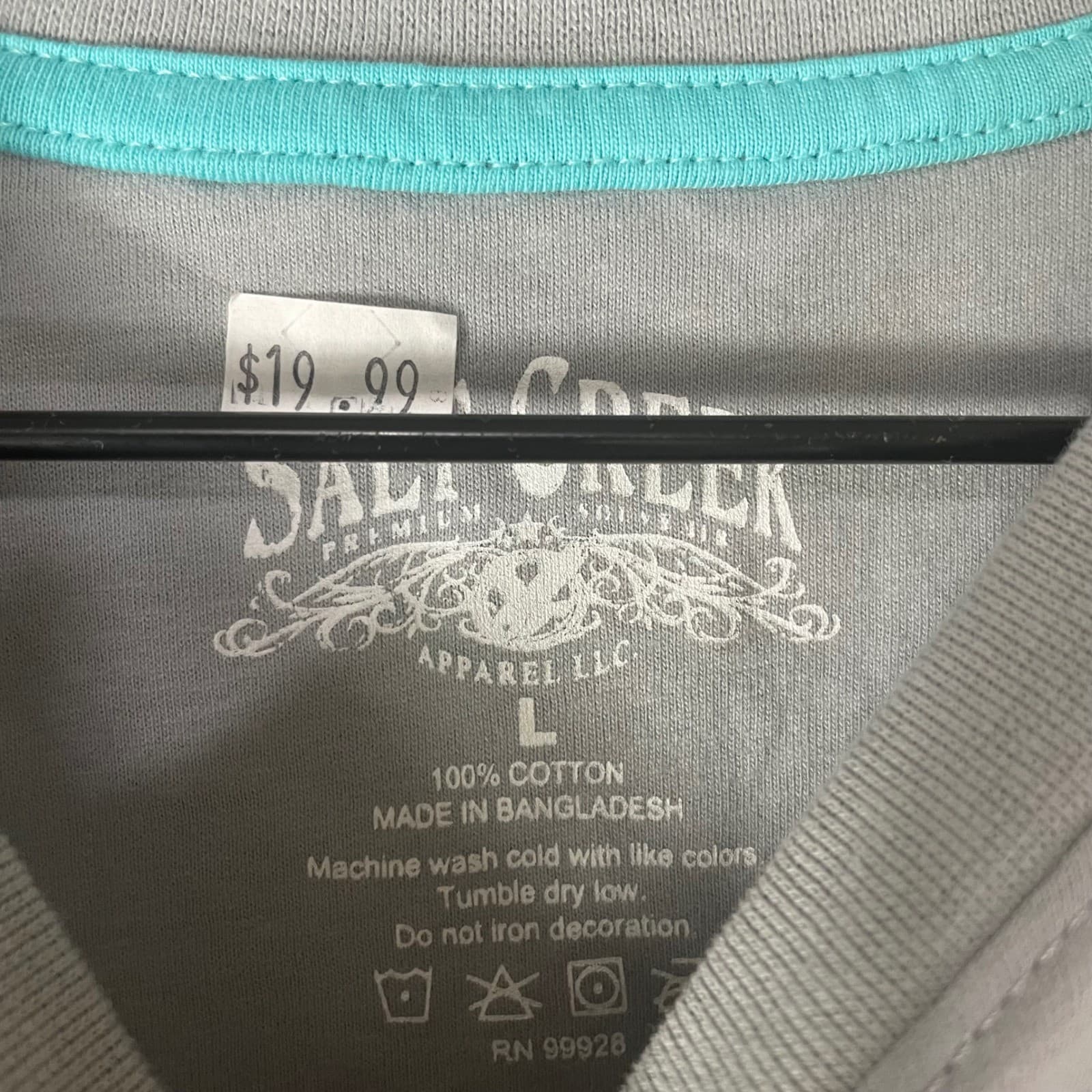 Salt Creek Martha's Vineyard Massachusetts Est 1602 Graphic T Shirt Mens Large - Thumbnail 3
