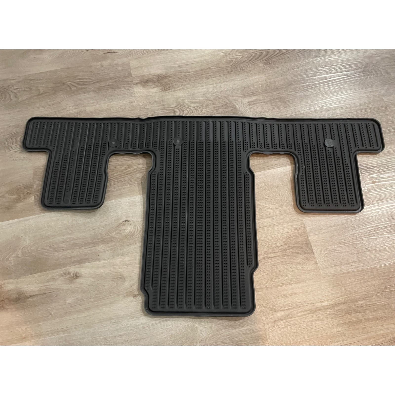 OEM Chevy Traverse 3rd Row Floor Mat GM Rear Liner Black All Weather 2018-2023 - Thumbnail 7