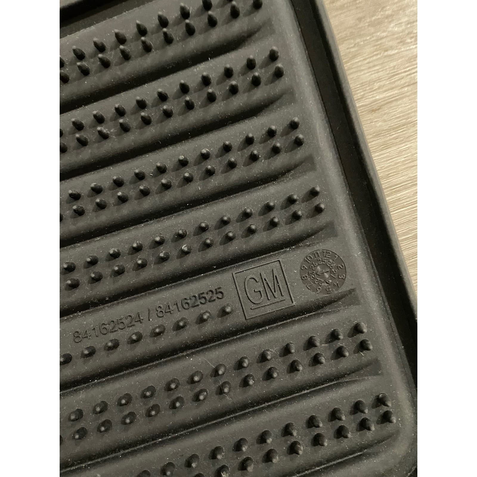 OEM Chevy Traverse 3rd Row Floor Mat GM Rear Liner Black All Weather 2018-2023 - Thumbnail 4