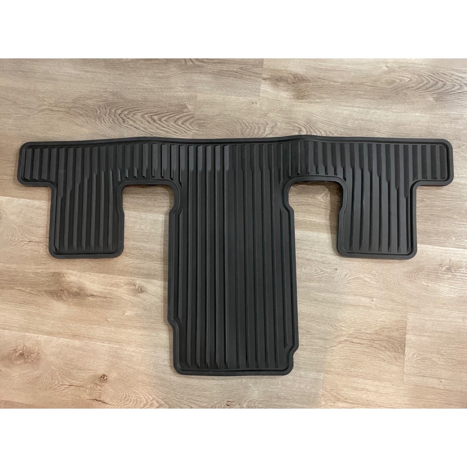 OEM Chevy Traverse 3rd Row Floor Mat GM Rear Liner Black All Weather 2018-2023 - Thumbnail 5