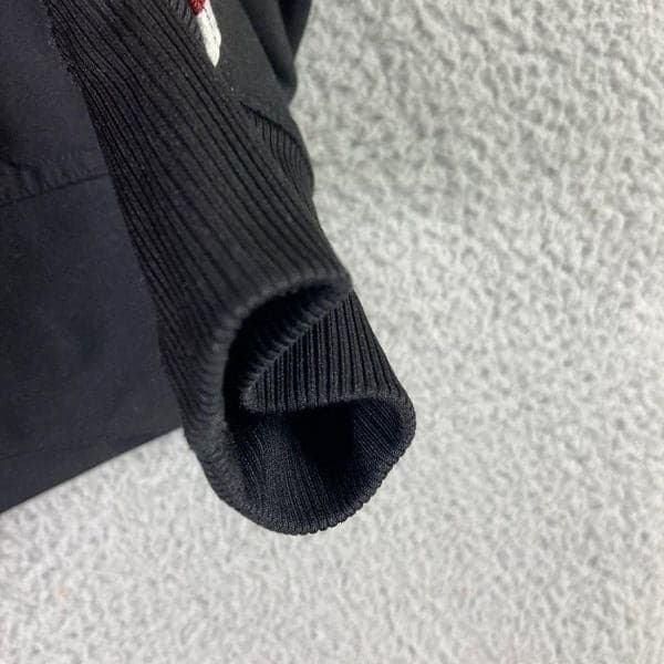 Girls XL Black Track Jacket Stripe Sleeve Full Zip Athletic Bomber Activewear - Thumbnail 7