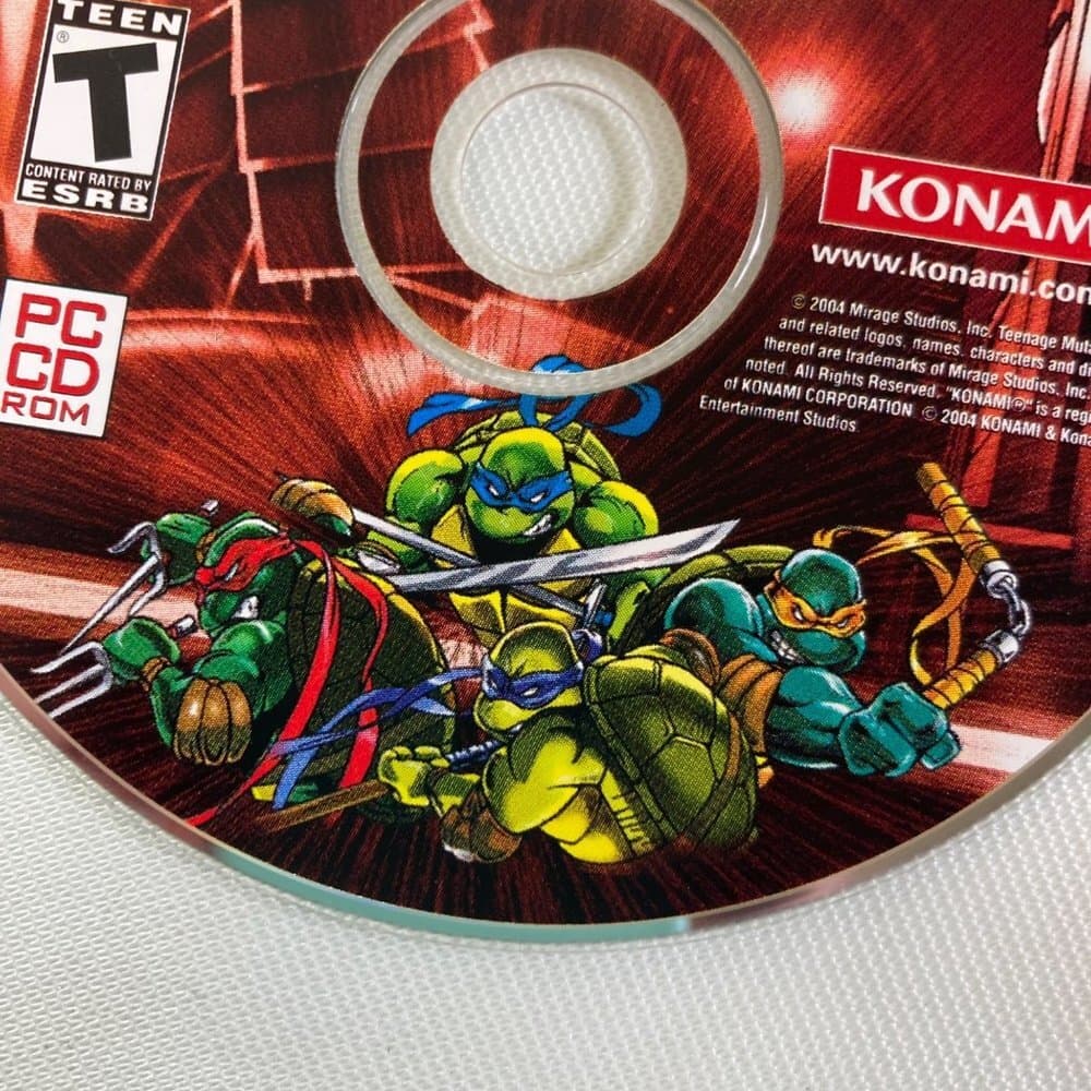 TMNT 2 Battle Nexus PC Game 2004 Teenage Mutant Ninja Turtles Disc 2 Only Loose - Thumbnail 3