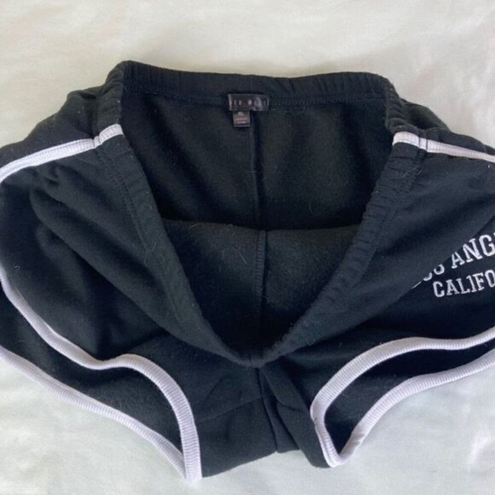 LA Cali Vibes Black Shorts Womens Graphic Lounge Size XL Casual Los Angeles Logo - Thumbnail 9