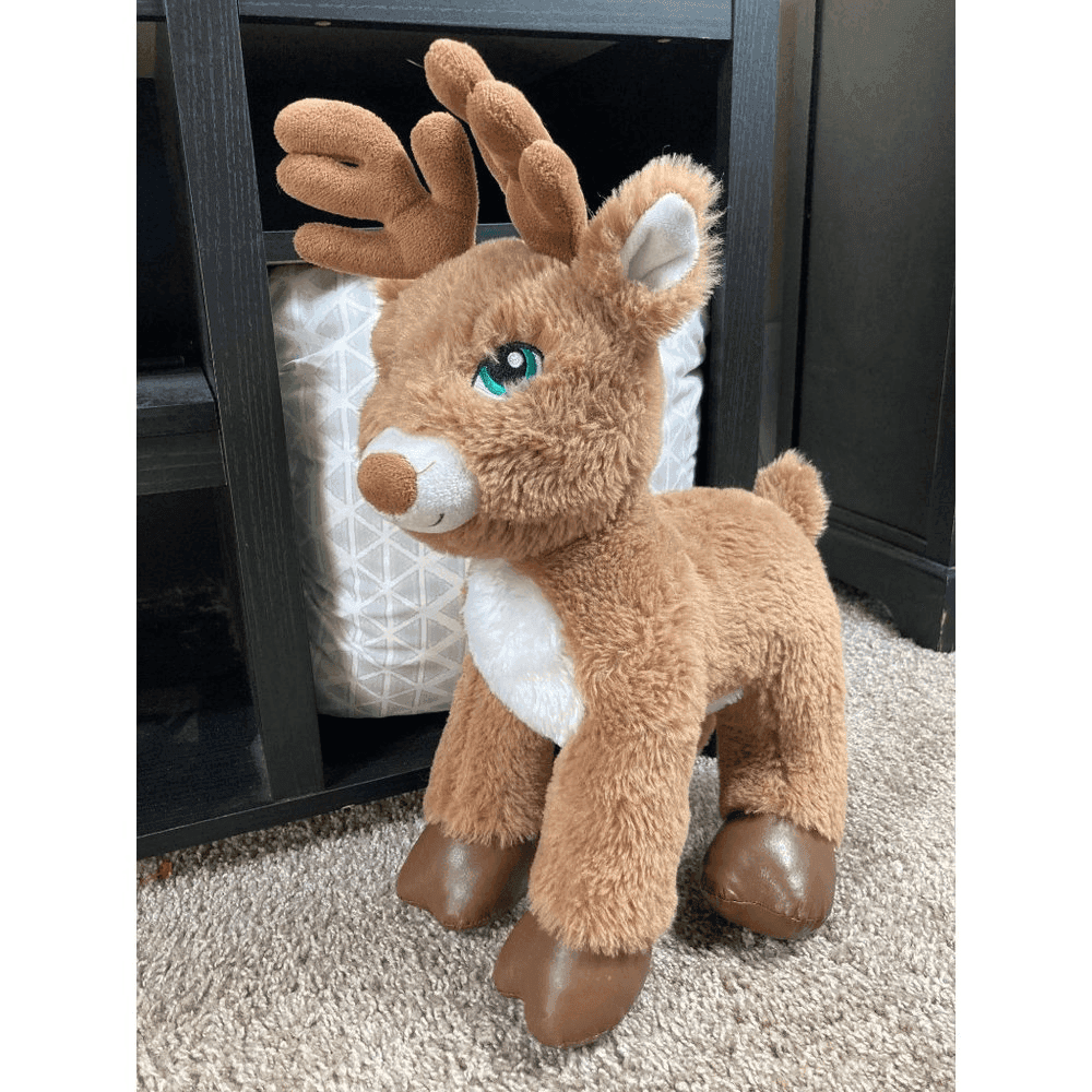 Build A Bear Workshop Reindeer Plush 16" Christmas Stuffed Animal Brown Deer - Thumbnail 10