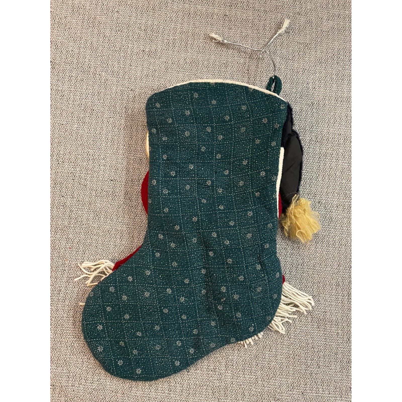 Cute Snowman Christmas Stocking Ornament Hanging Decor Holiday Home Vintage - Thumbnail 7