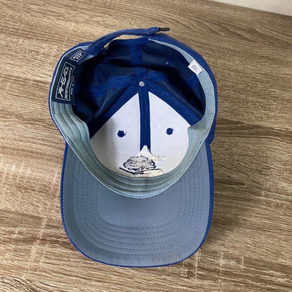 Ahead Performance Golf Hat Mid Fit Blue Harmony Golf Preserve Florida Cap OSFM - Thumbnail 9