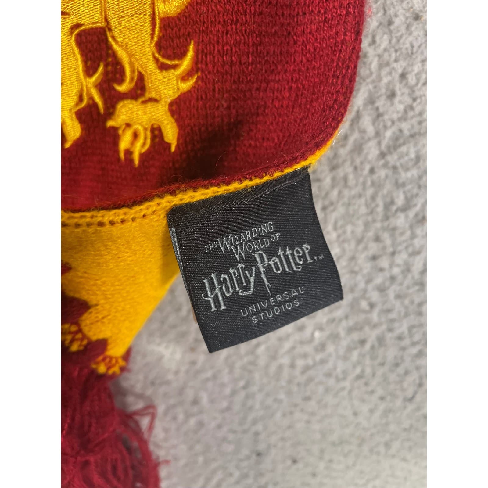 Harry Potter Gryffindor Scarves Lot 2 Universal Studios Wizarding World Red Gold - Thumbnail 2