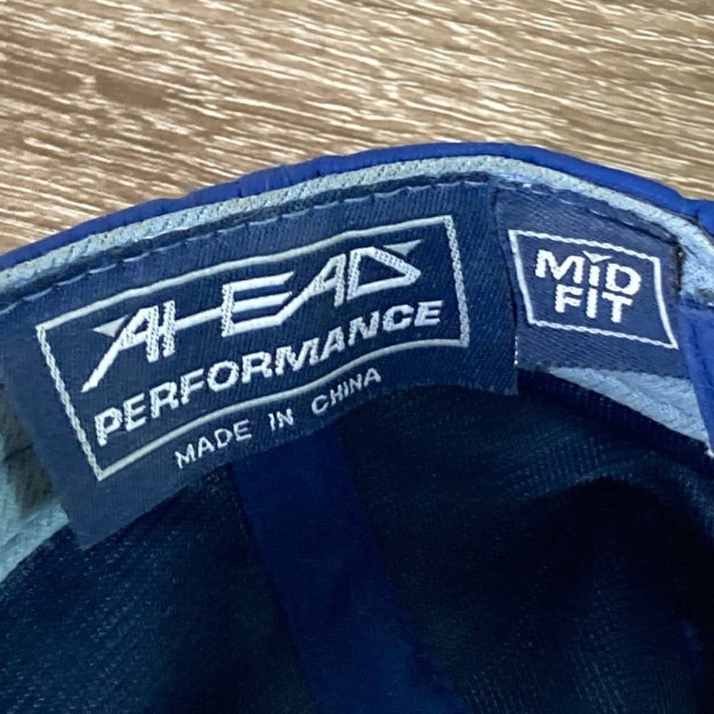 Ahead Performance Golf Hat Mid Fit Blue Harmony Golf Preserve Florida Cap OSFM - Thumbnail 4