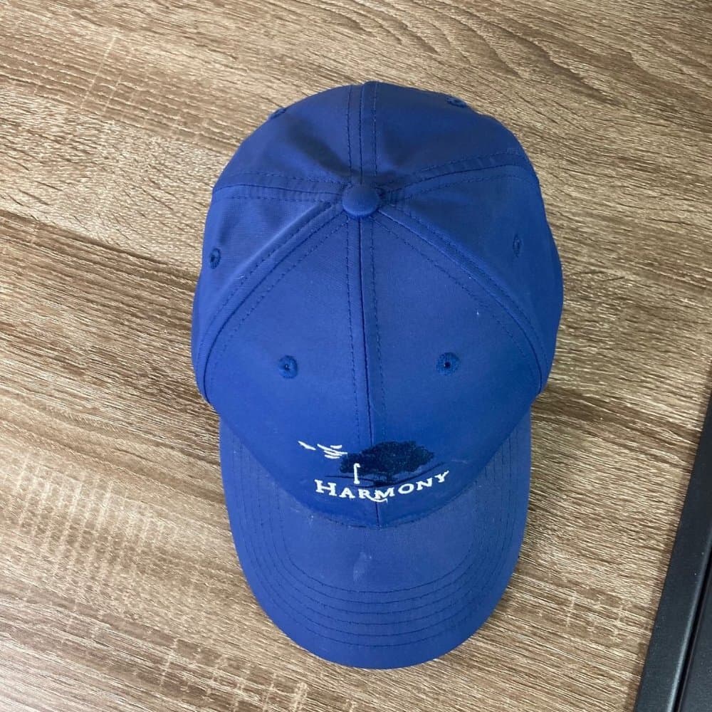 Ahead Performance Golf Hat Mid Fit Blue Harmony Golf Preserve Florida Cap OSFM - Thumbnail 6