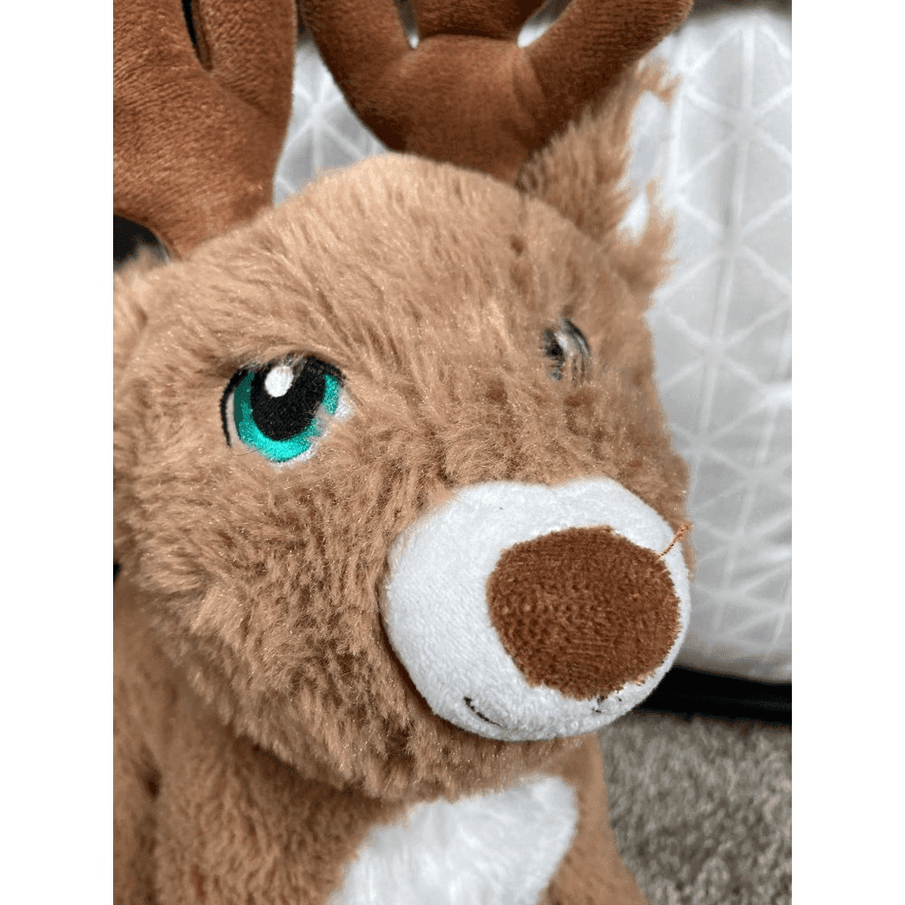 Build A Bear Workshop Reindeer Plush 16" Christmas Stuffed Animal Brown Deer - Thumbnail 9