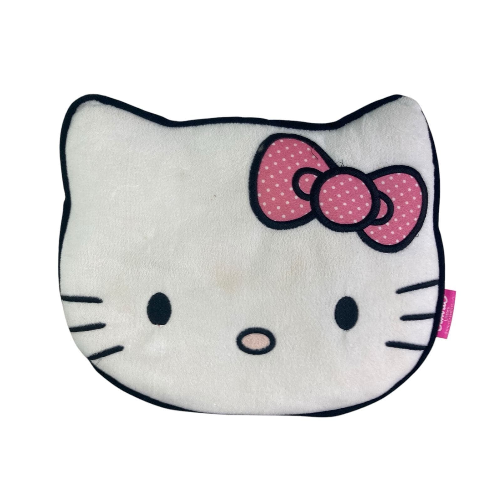 Hello Kitty Plush Pillow Pink Sanrio Stuffed Animal Cushion Collectible - Thumbnail 2