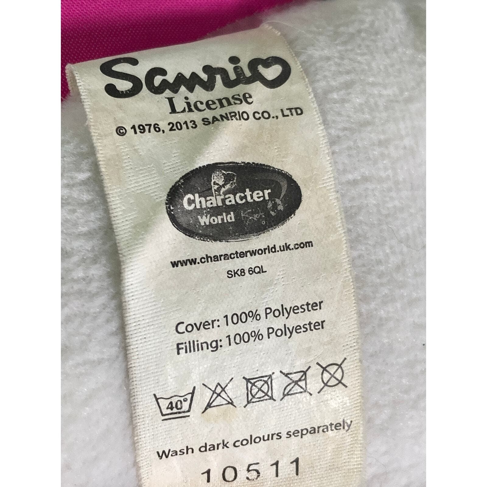 Hello Kitty Plush Pillow Pink Sanrio Stuffed Animal Cushion Collectible - Thumbnail 4