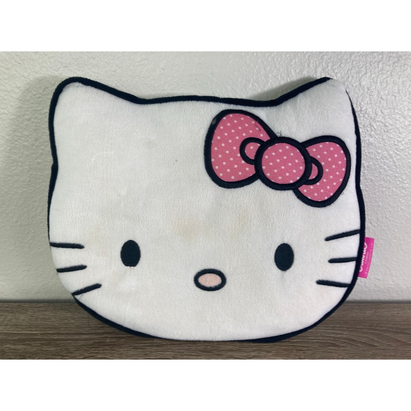 Hello Kitty Plush Pillow Pink Sanrio Stuffed Animal Cushion Collectible - Thumbnail 3