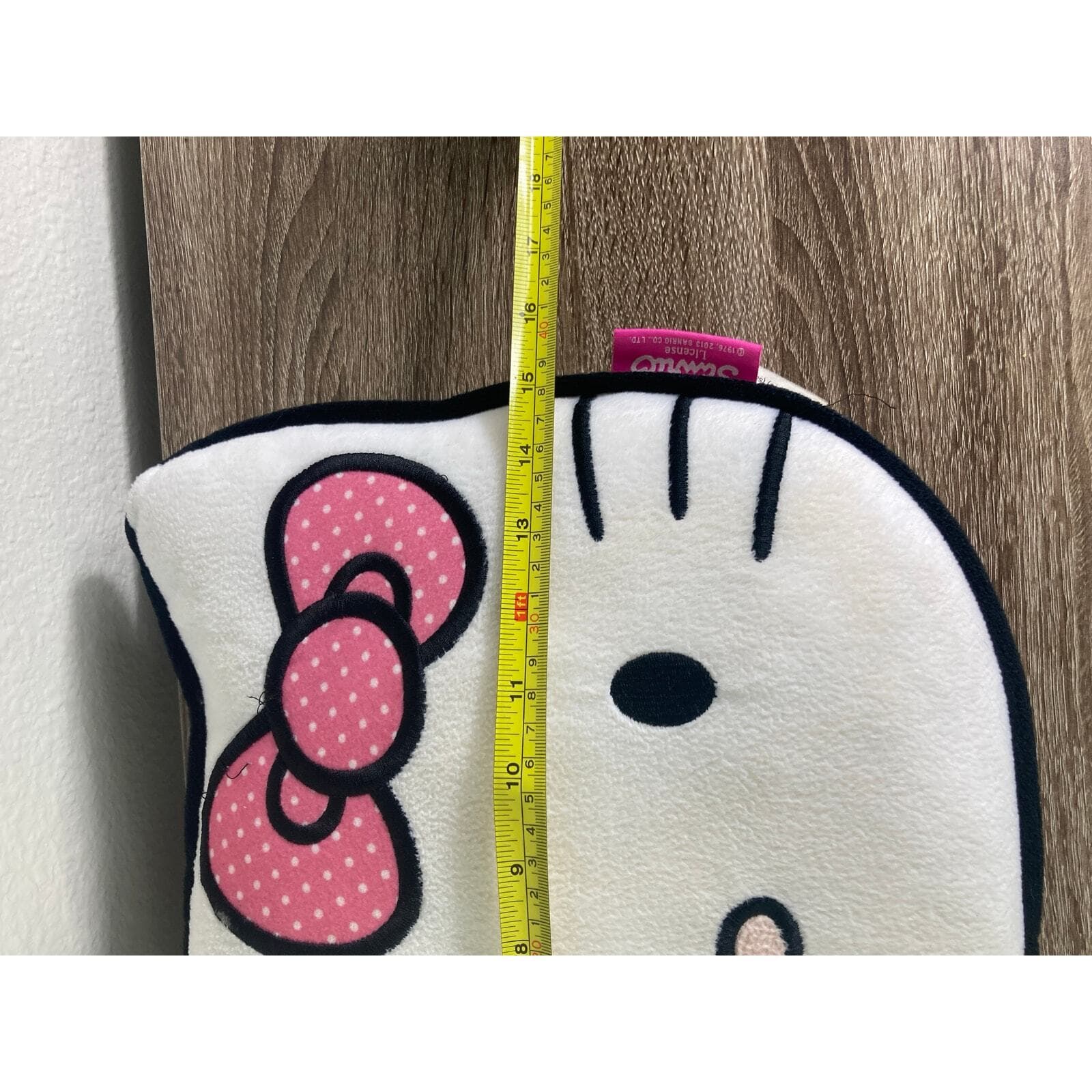 Hello Kitty Plush Pillow Pink Sanrio Stuffed Animal Cushion Collectible - Thumbnail 8