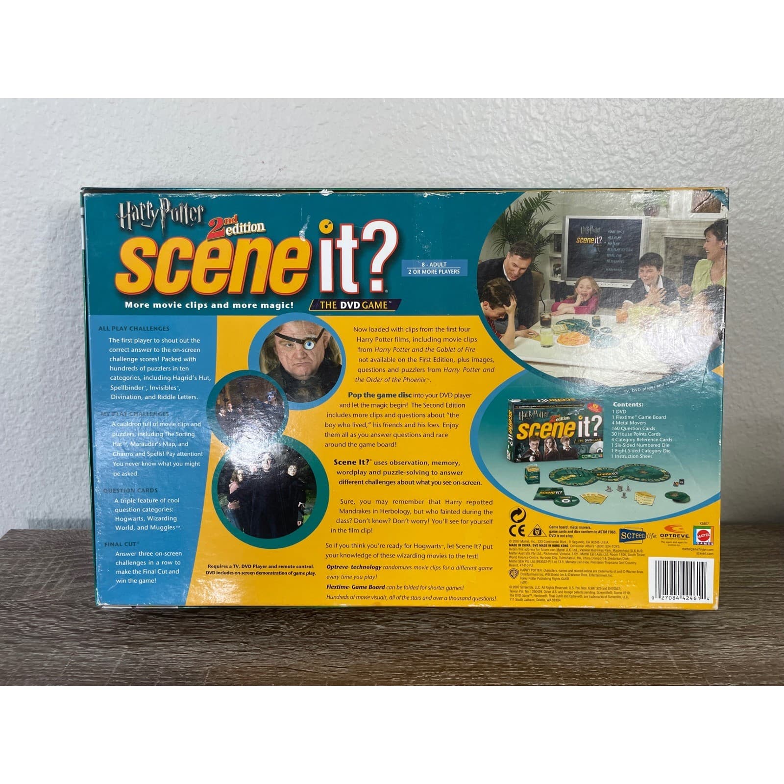 Harry Potter Scene It 2nd Edition DVD Board Game Complete Mattel 2007 K5807 - Thumbnail 4