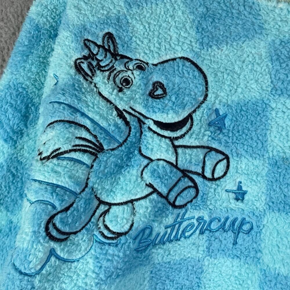 Disney Spirit Jersey XXL Toy Story Pullover Checkered Blue Ducky Bunny Parks - Thumbnail 15