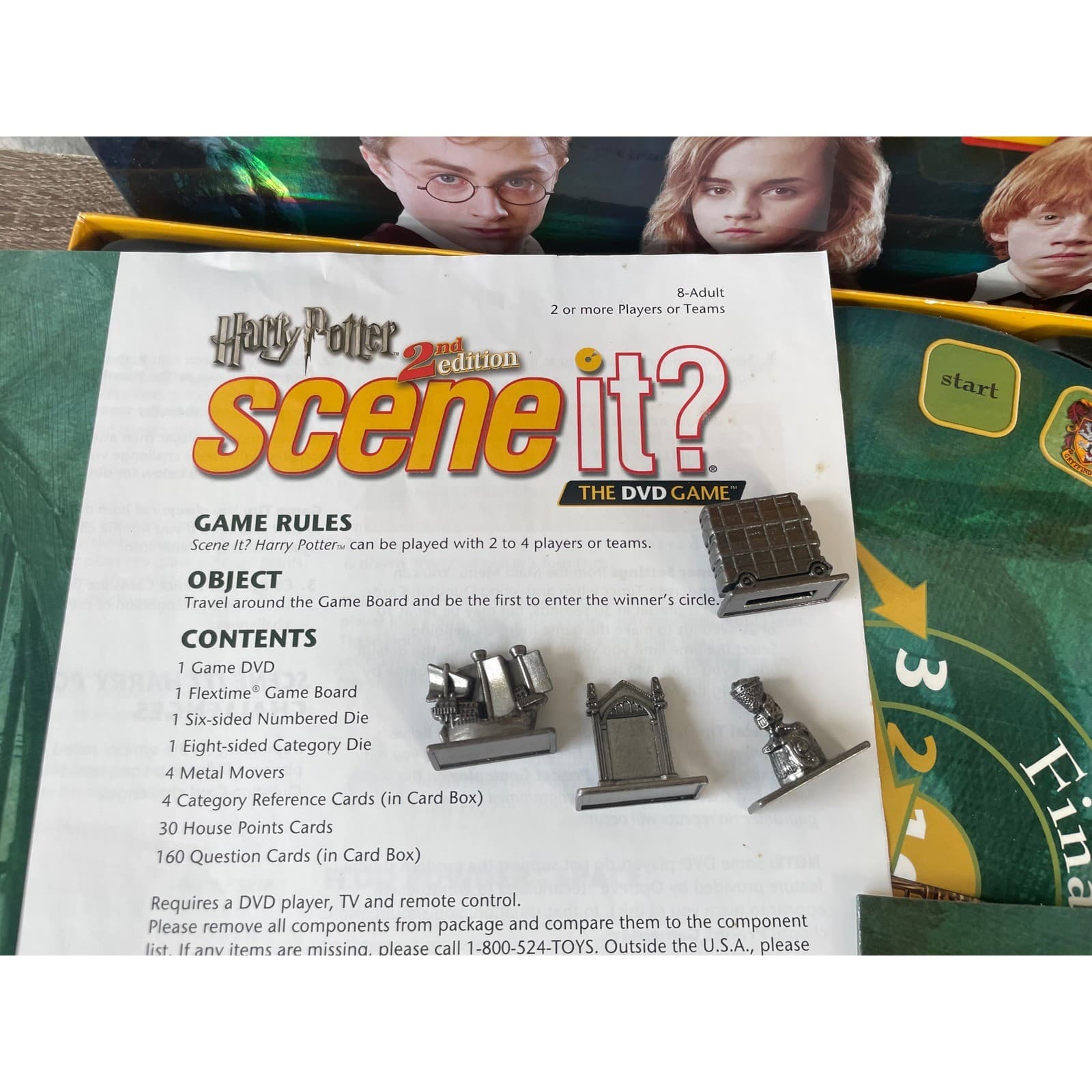 Harry Potter Scene It 2nd Edition DVD Board Game Complete Mattel 2007 K5807 - Thumbnail 9