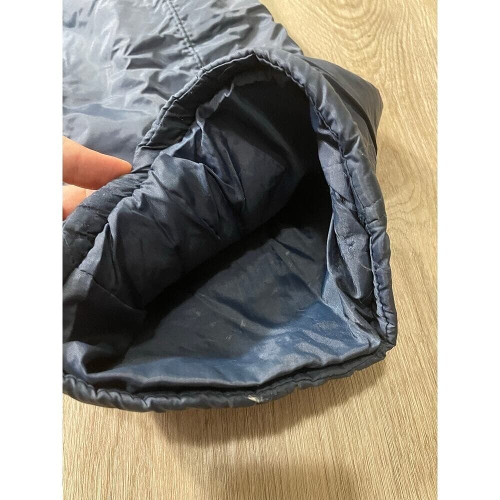 Vintage Insulated Ski Bib Overalls Women's 8 Blue Snow Pants Navy Blue Black - Thumbnail 6