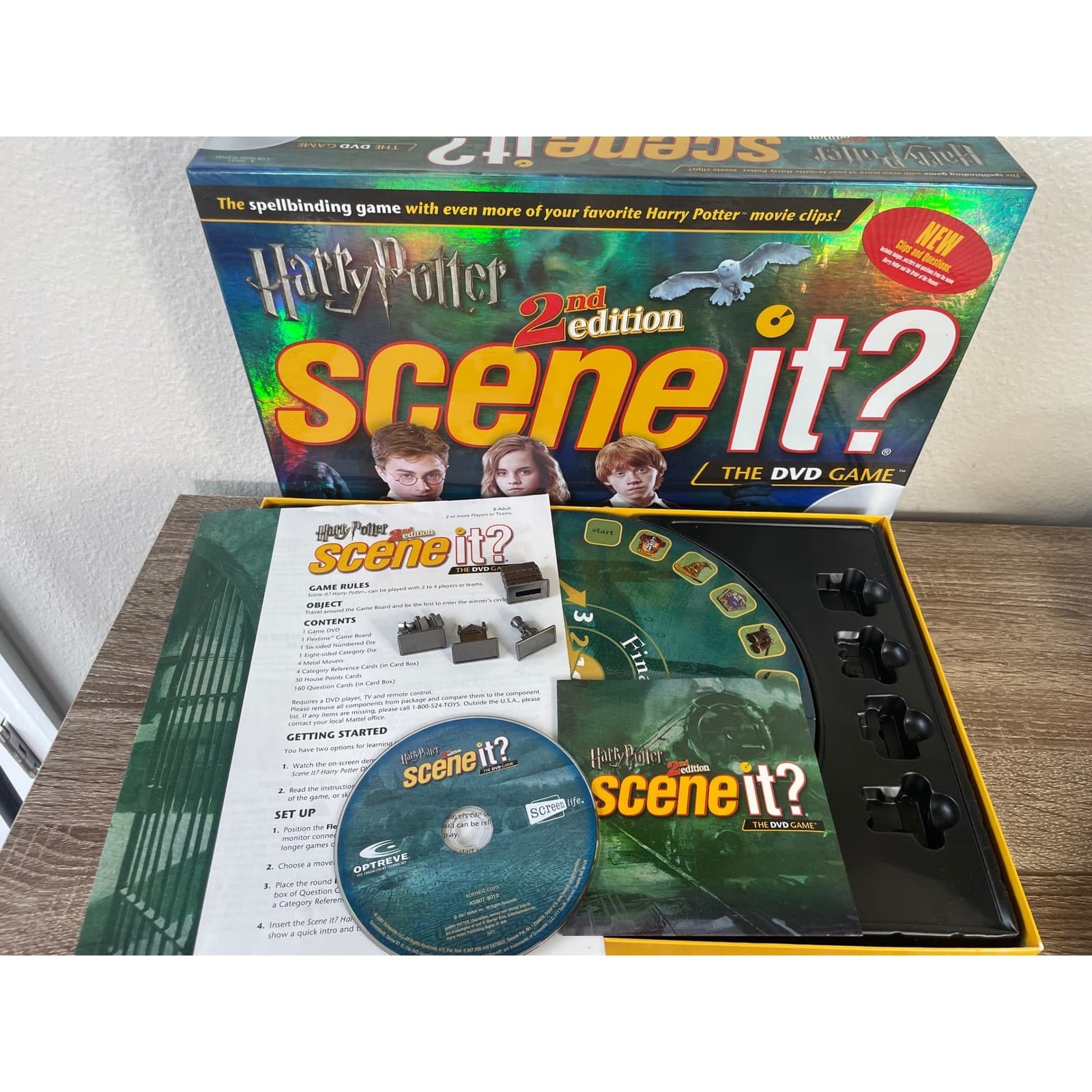 Harry Potter Scene It 2nd Edition DVD Board Game Complete Mattel 2007 K5807 - Thumbnail 8