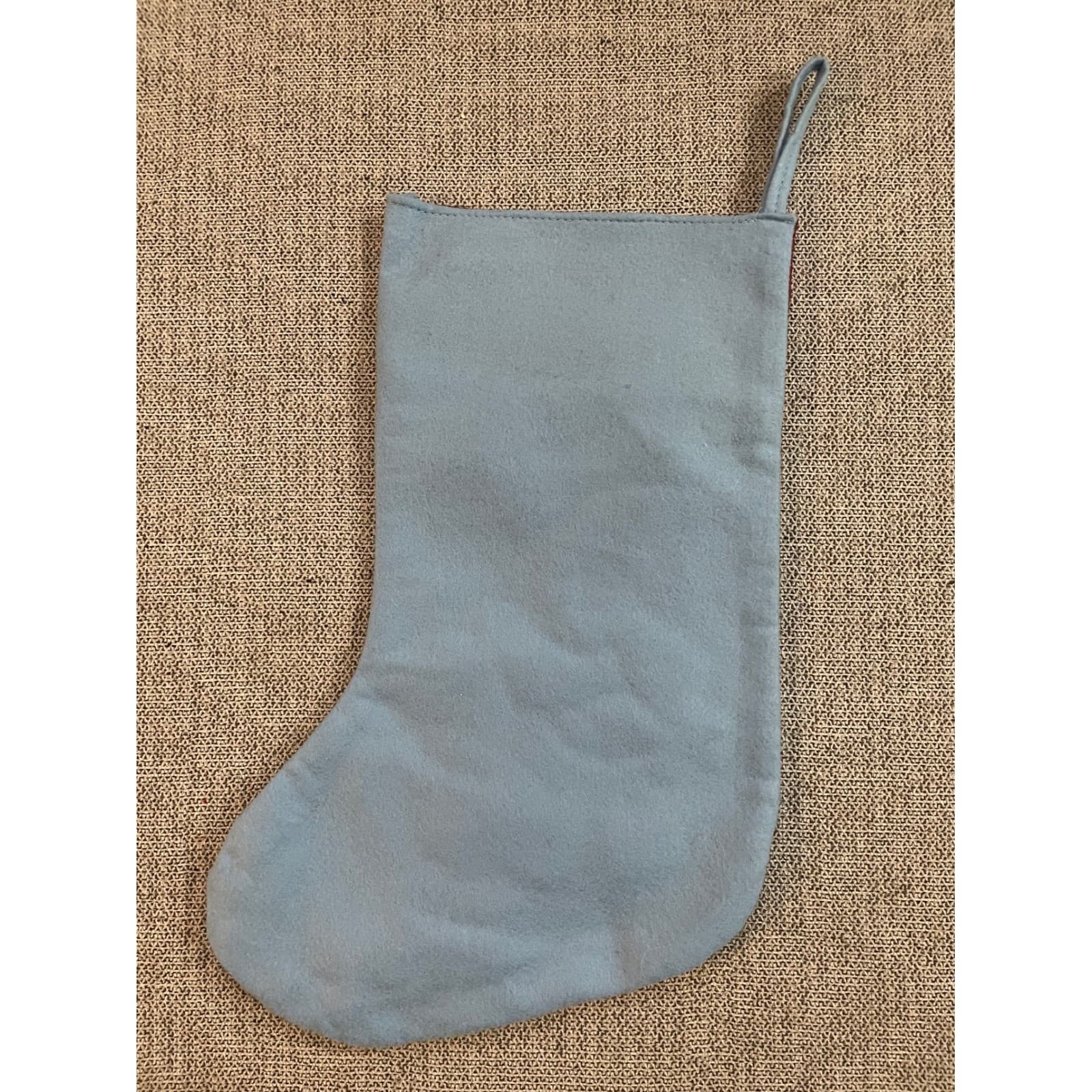 Christmas Stocking Peace Snowman Penguin Glitter Felt Applique Holiday Decor - Thumbnail 7