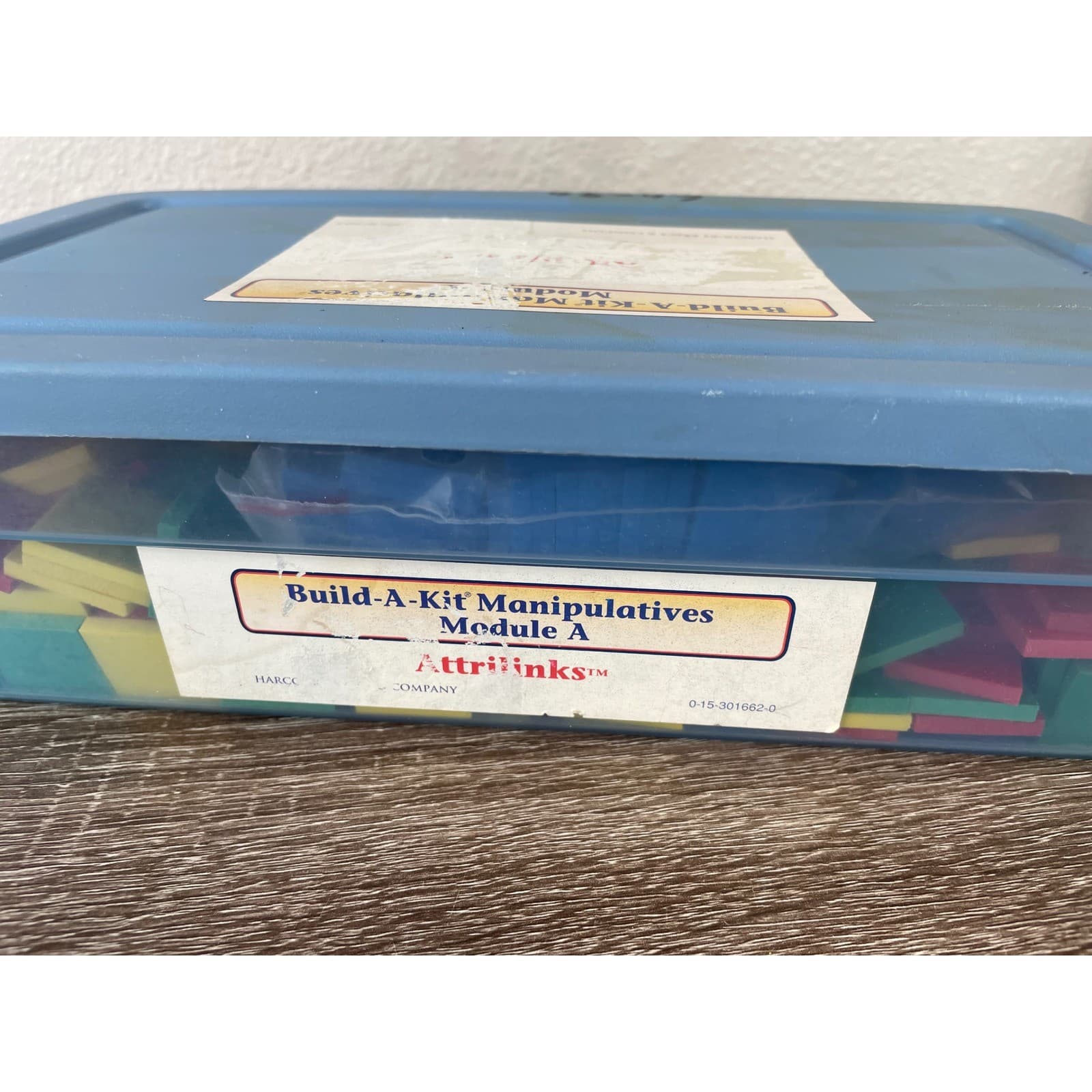 Harcourt Brace Attrilinks Math Manipulatives Kit Color Tiles Elementary Set - Thumbnail 3